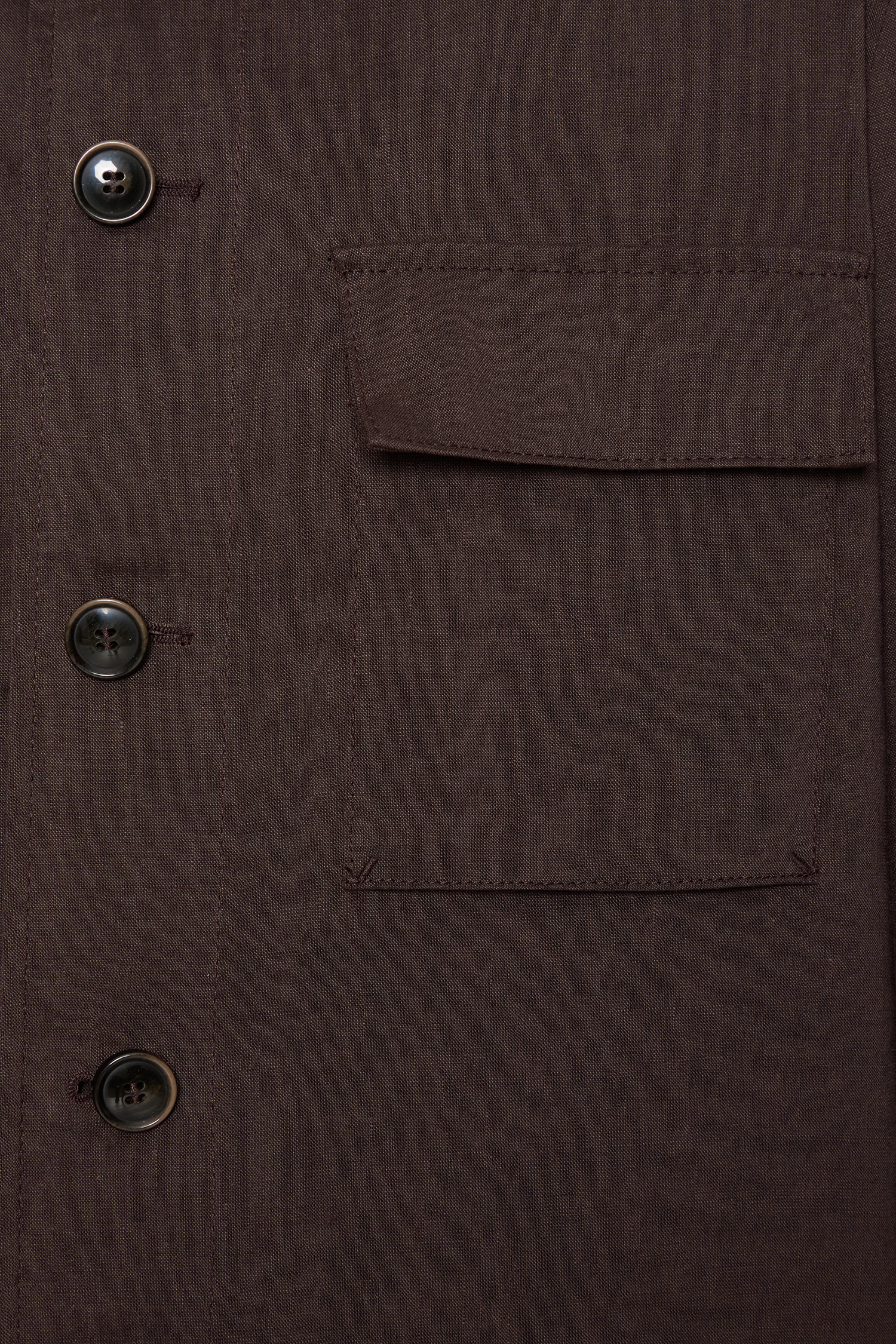 Мужская коричневая льняная рубашка BOSS 50539503;203
