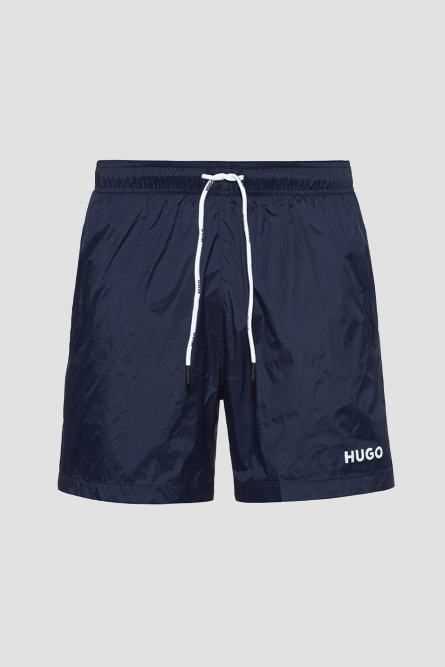 Мужские темно-синие плавательные шорты HUGO 50469312;405