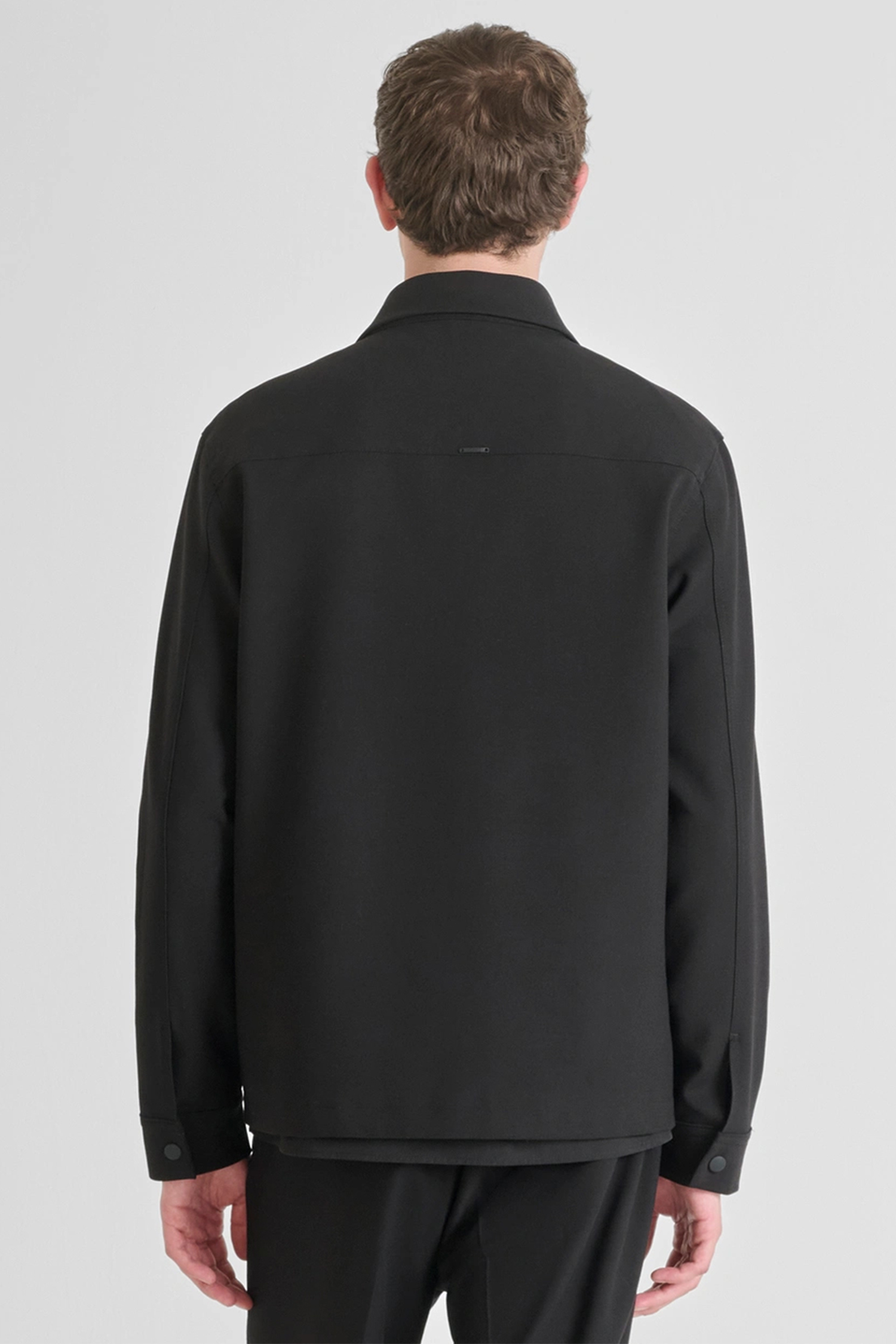 Чоловіча чорна сорочка Antony Morato MMSL00766.FA600265;9000