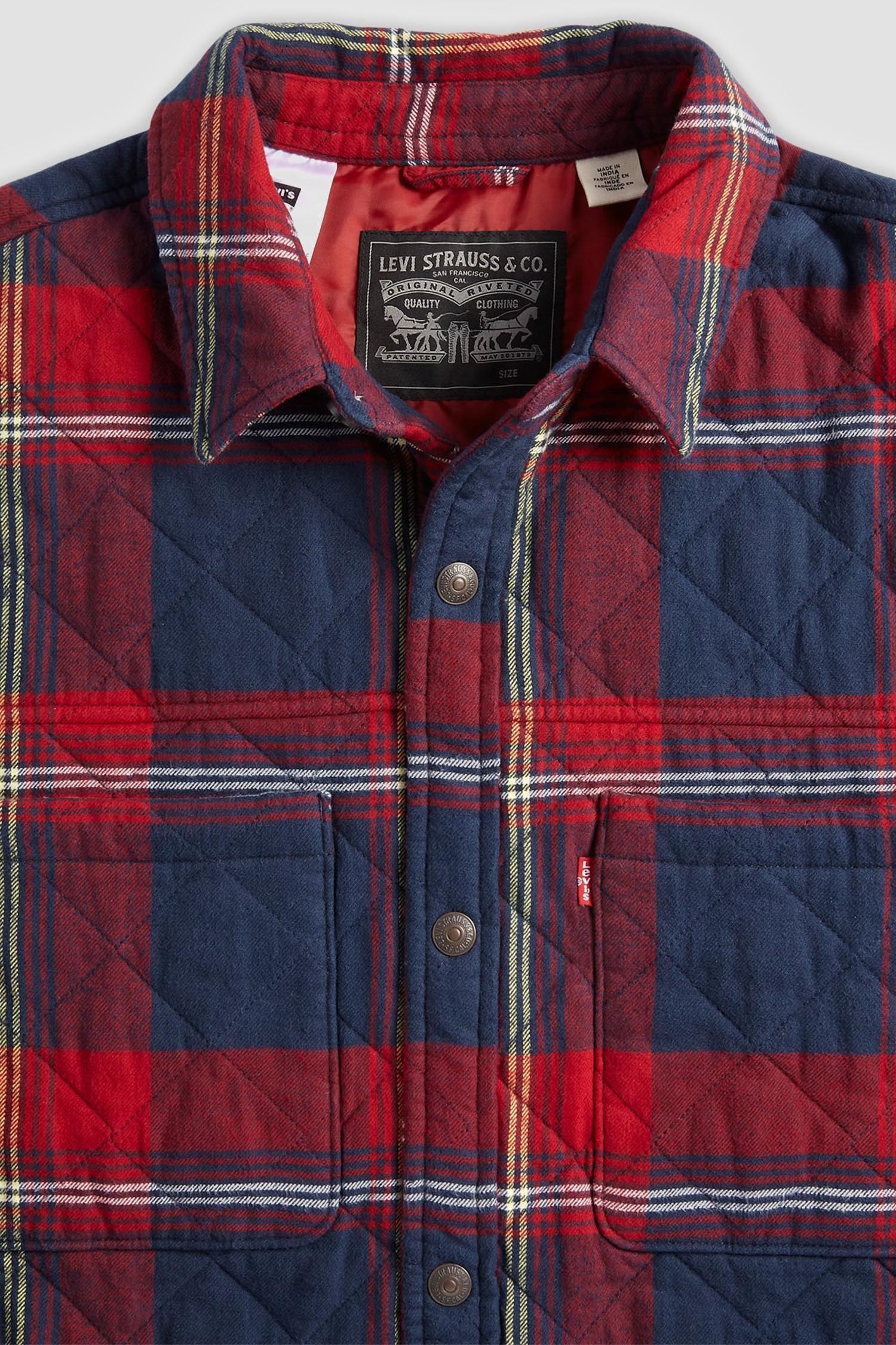 Мужская рубашка-пальто в клетку Levi’s® A4421;0005 — Ultrashop
