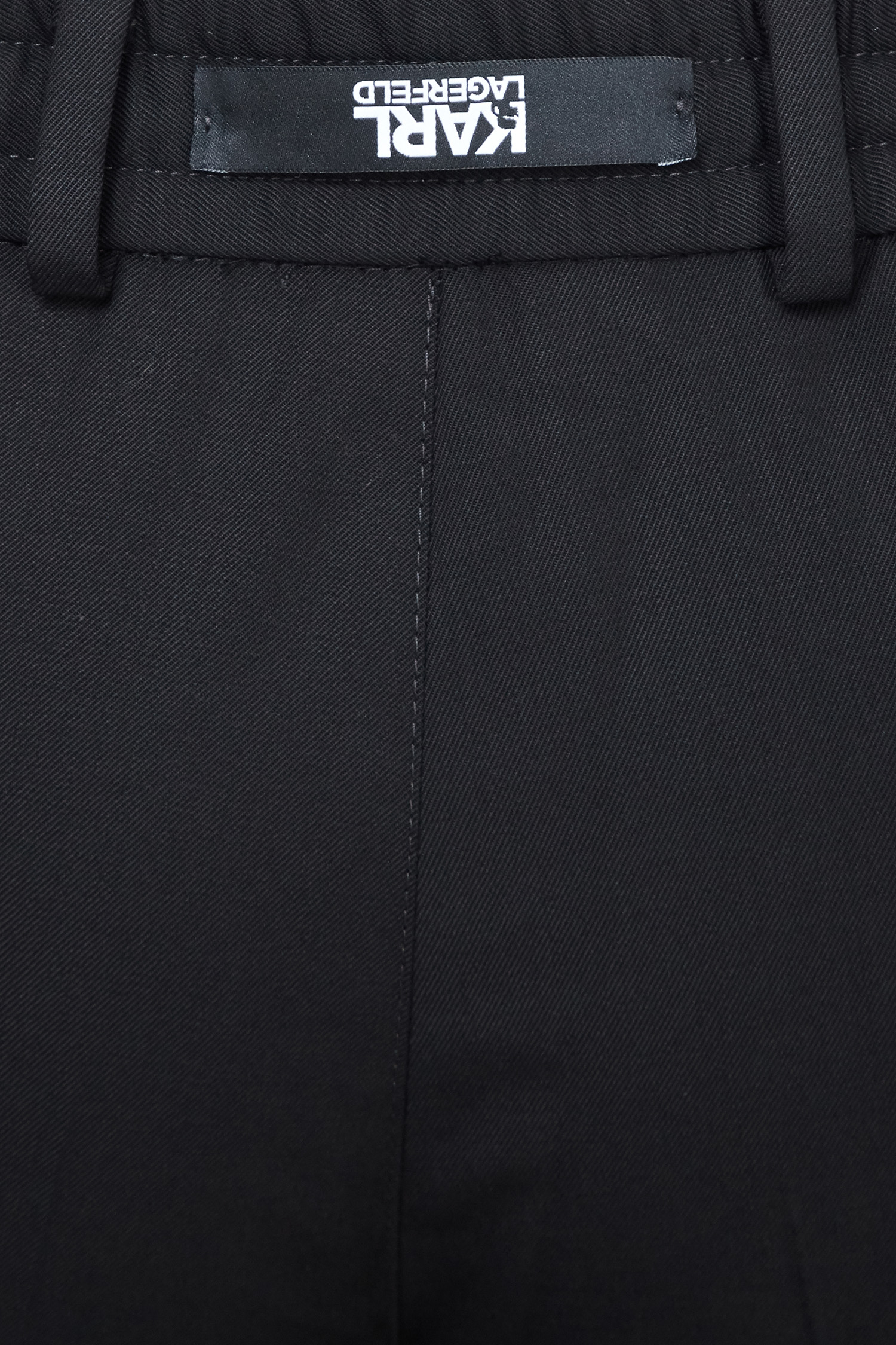 Чоловічі чорні вовняні брюки Karl Lagerfeld 533083.255056;990