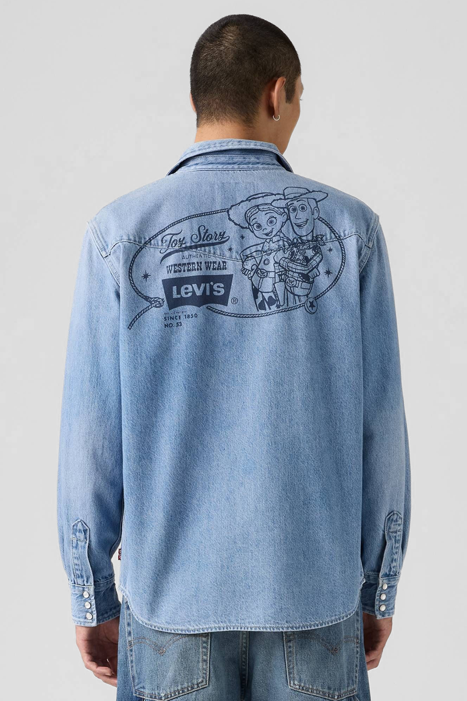 Чоловіча блакитна джинсова сорочка Levi's® x Toy Story Levi’s® 0034P;0000