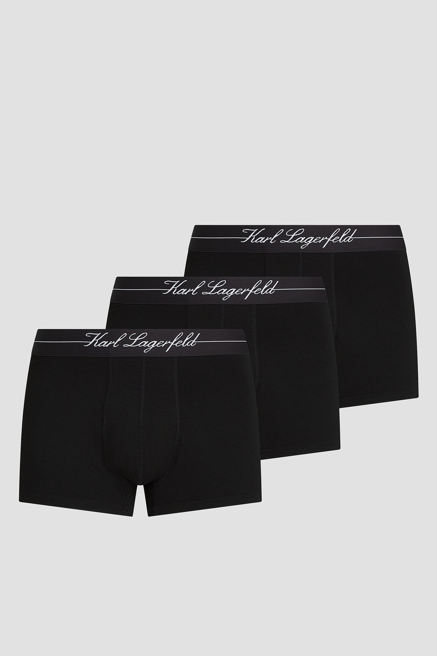 Мужские черные боксеры (3 шт) Karl Lagerfeld A1M47089;999