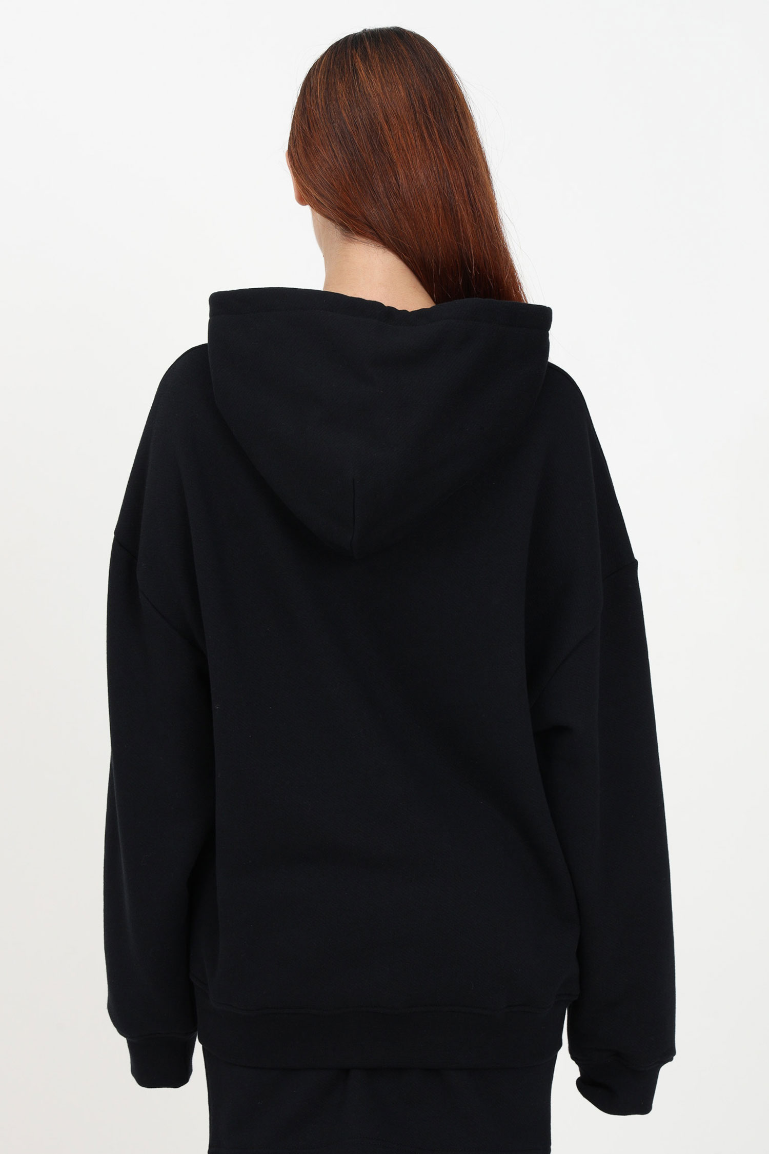 Женское черное худи Moschino A1722.8756;6555