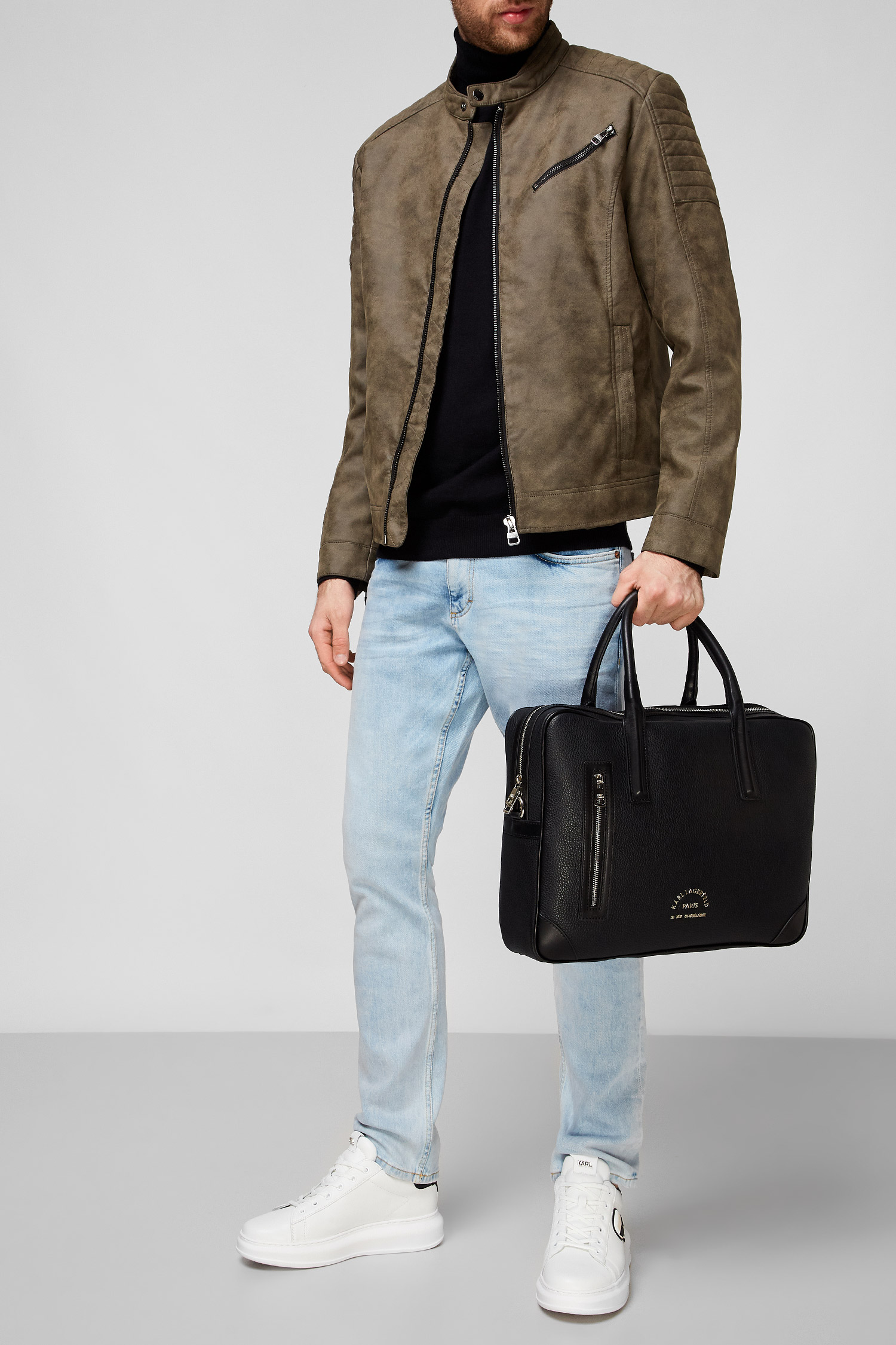 Чоловіча чорна сумка для ноутбука Karl Lagerfeld 502451.815902;990