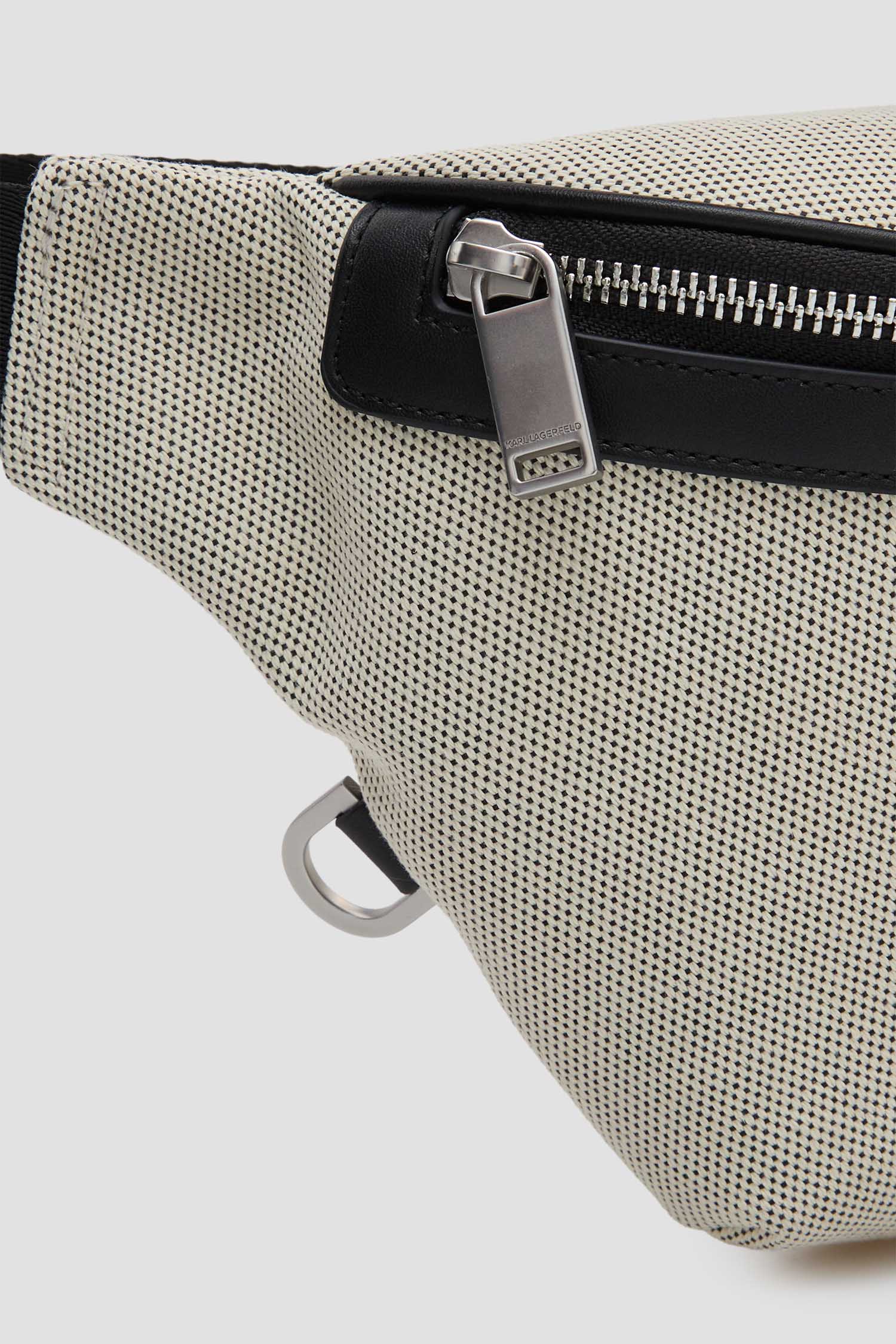 Мужская бежевая поясная сумка Karl Lagerfeld B2M30197;106