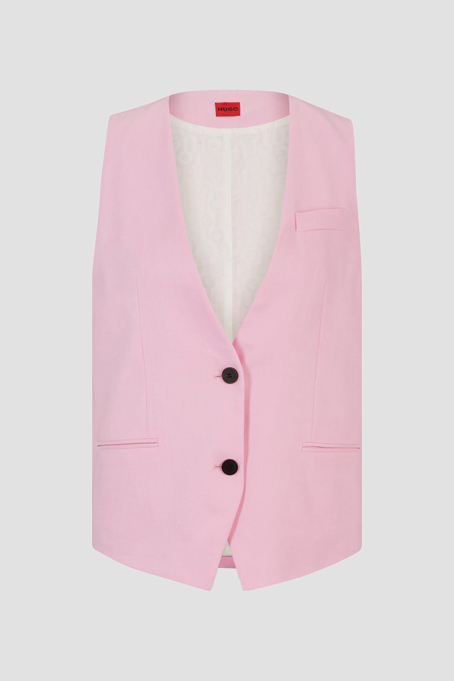 Женский розовый жилет HUGO 50520940;664