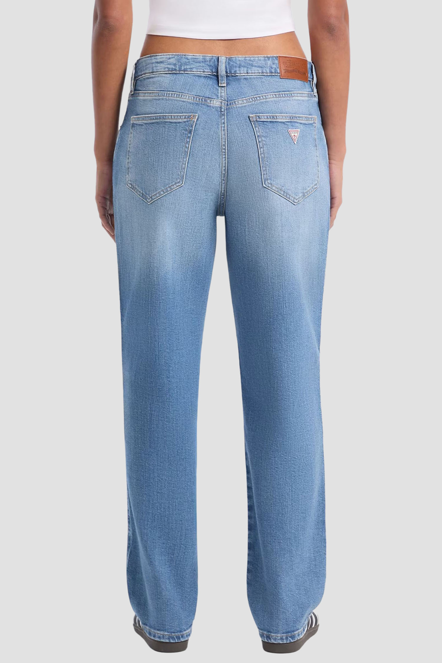 Женские голубые джинсы Guess Jeans W5YA0I.D0022;GJGL