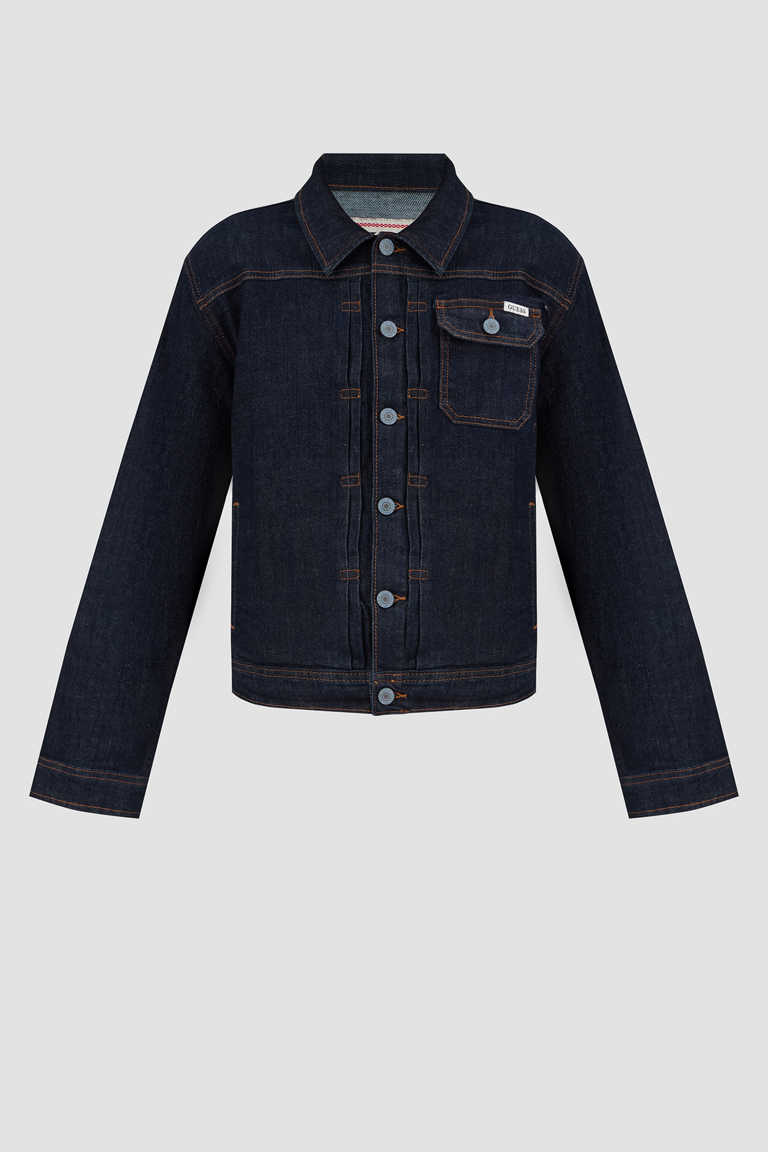 Детская темно-синяя джинсовая куртка Guess Kids L5RL06.D5G90;JRRW