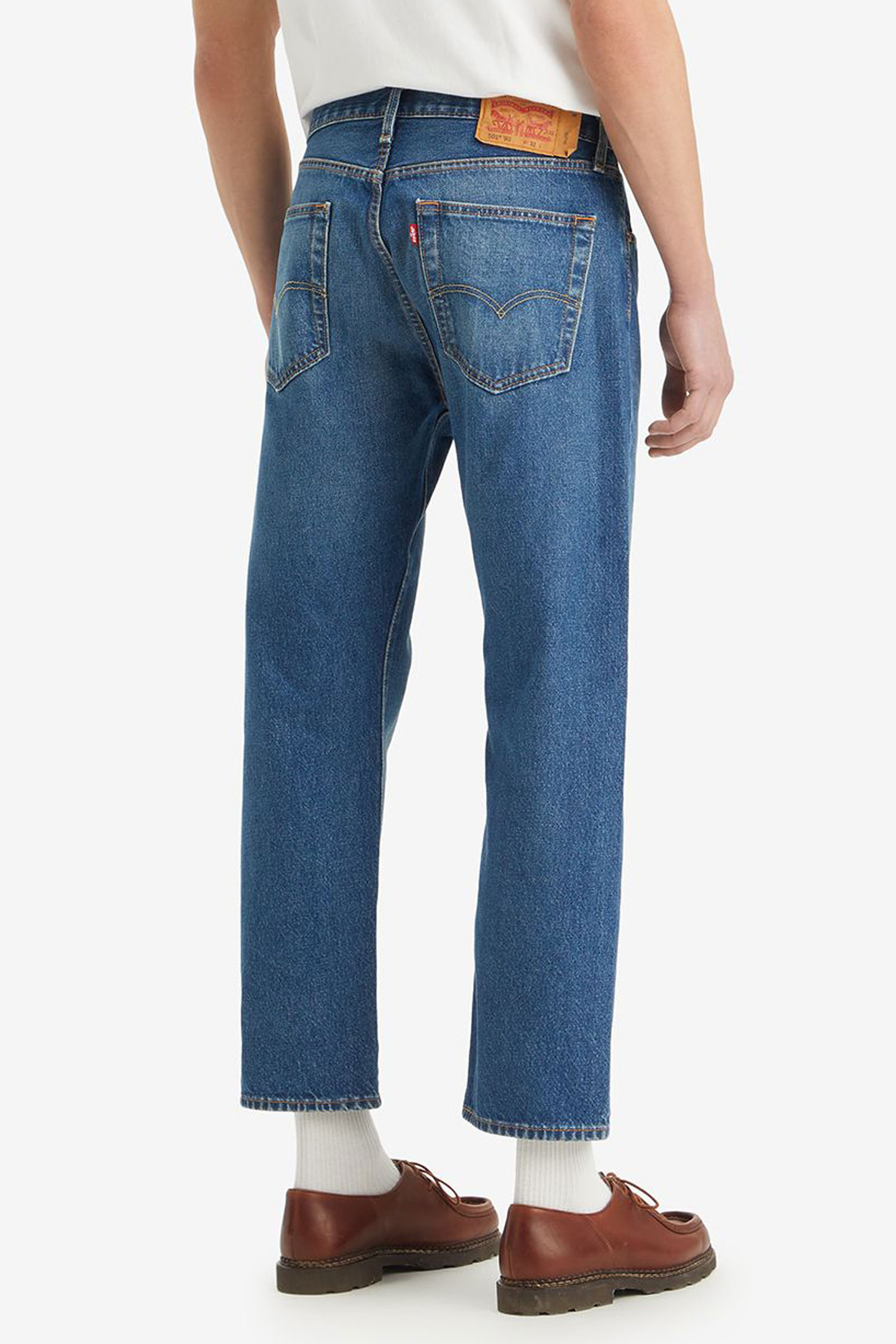 Чоловічі сині джинси 501®'93 Straight Crop Levi’s® 29098;0045
