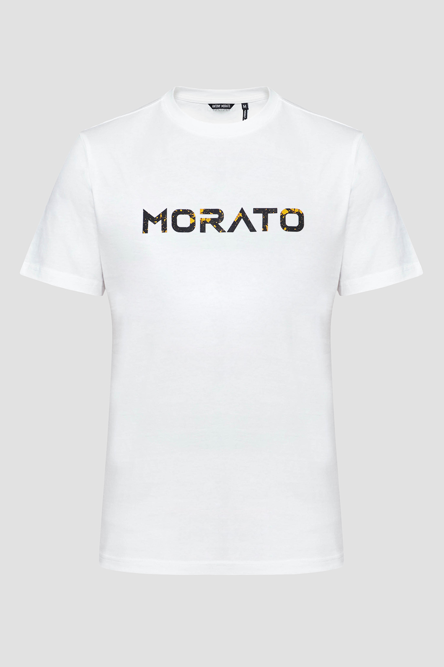 Мужская белая футболка Antony Morato MMKS02314.FA100240;1011