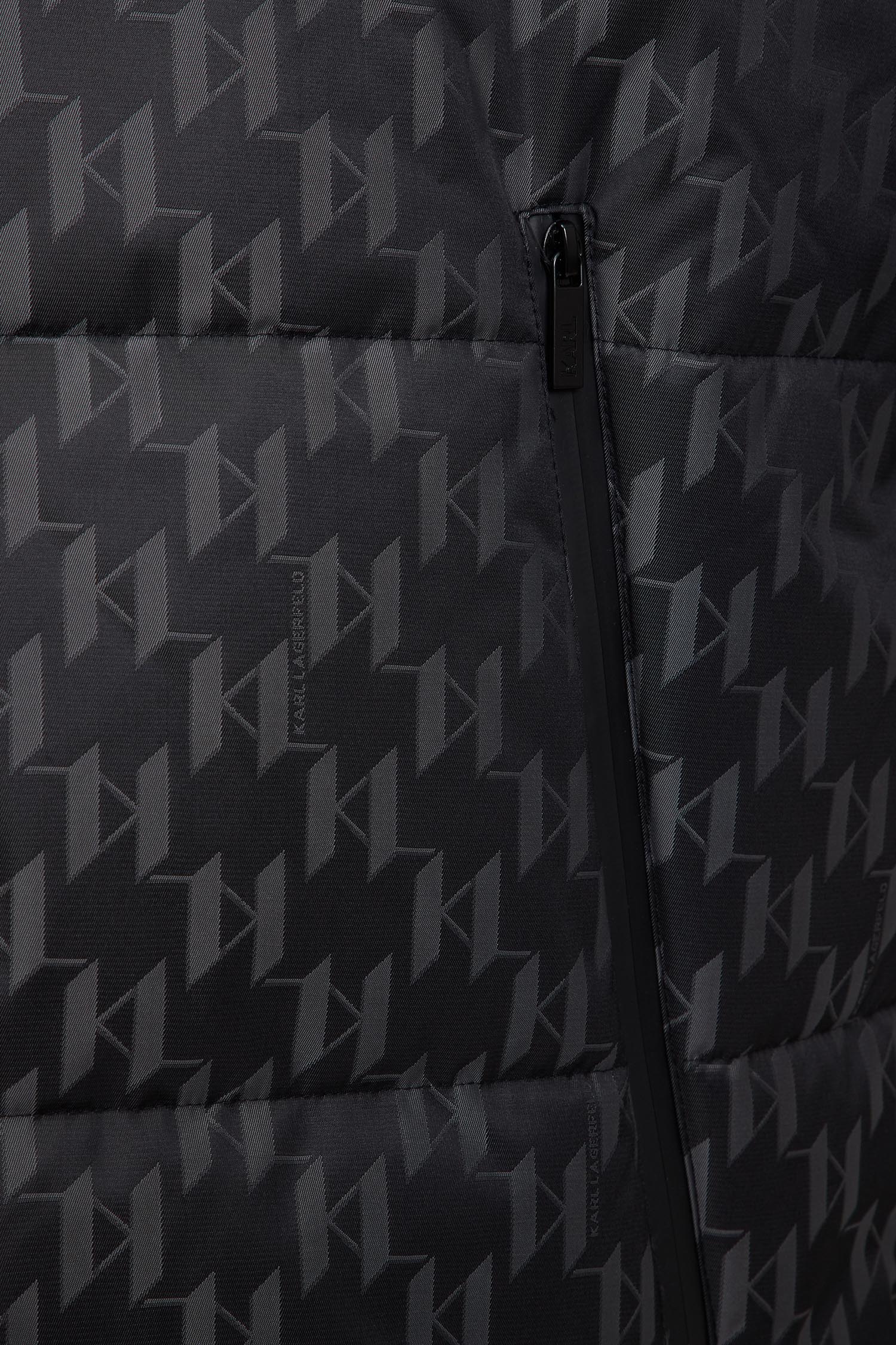 Чоловіча чорна куртка з візерунком Karl Lagerfeld 544529.505018;990