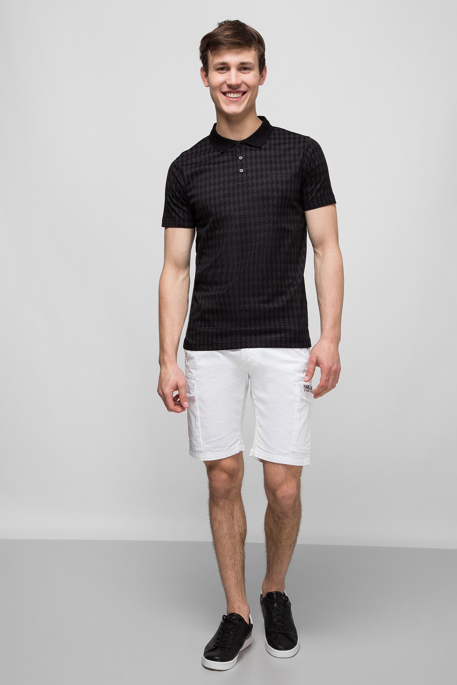 Мужские белые шорты Karl Lagerfeld 501890.255814;10