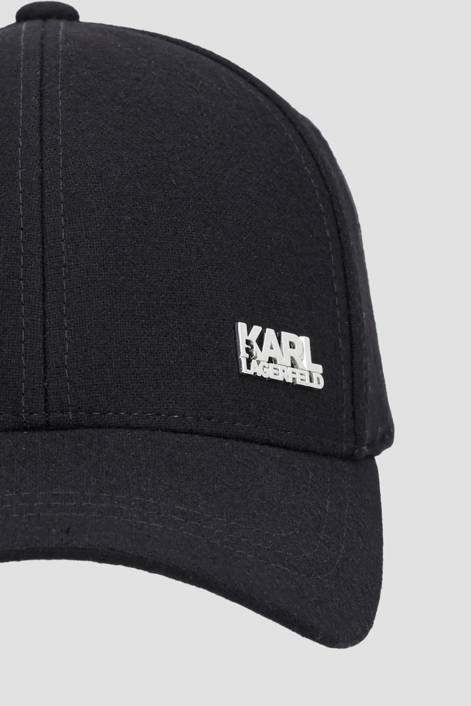 Мужская черная шерстяная кепка Karl Lagerfeld 554121.805622;990