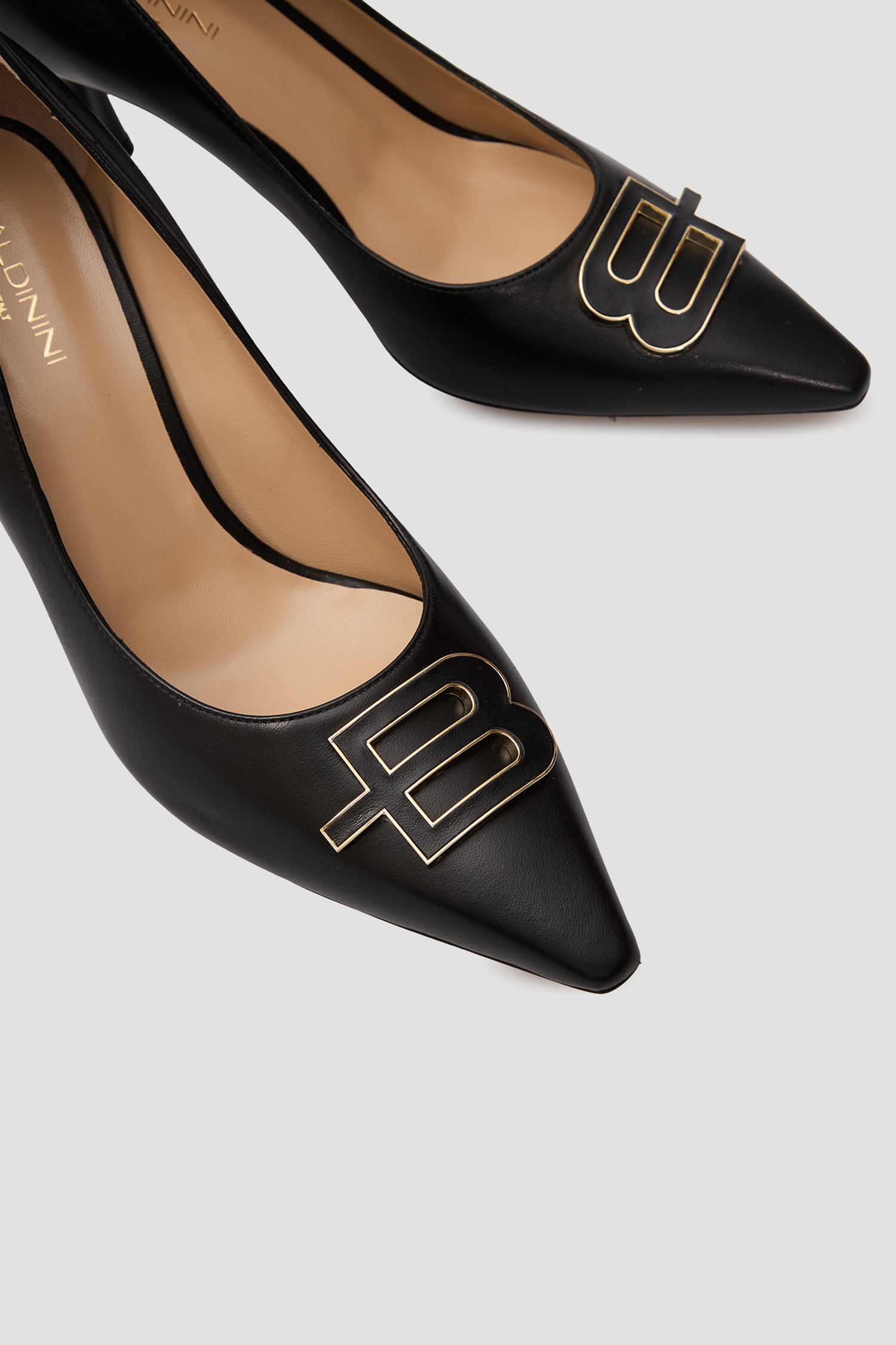 Жіночі чорні шкіряні човники BALDININI D5E220P7VITE;0000