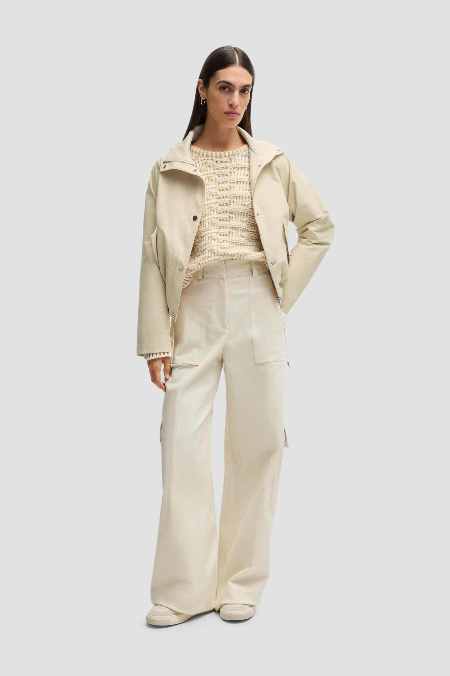 Жіноча бежева вітровка BOSS 50531879;285