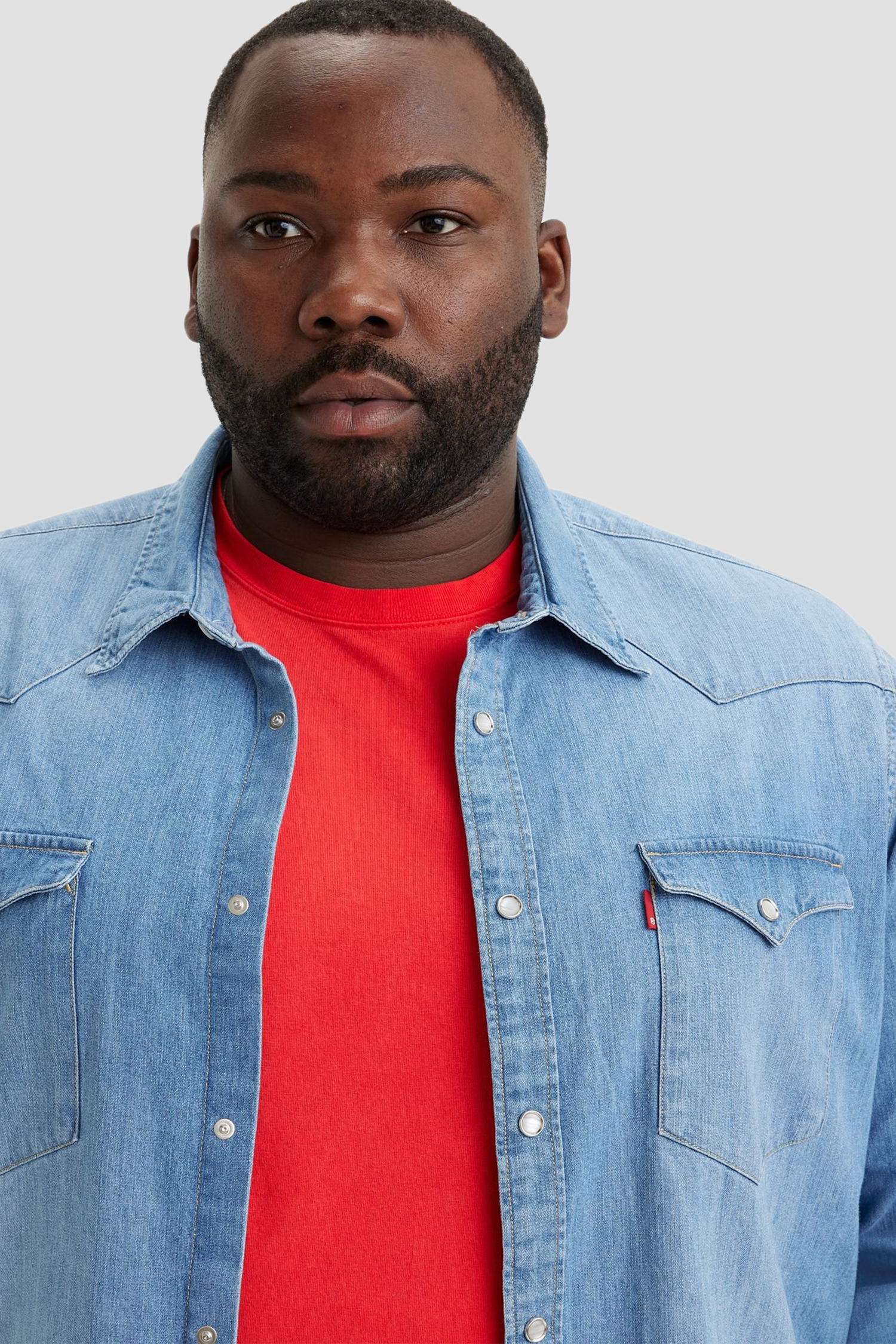 Мужская голубая джинсовая рубашка Levi’s® 16713;0005