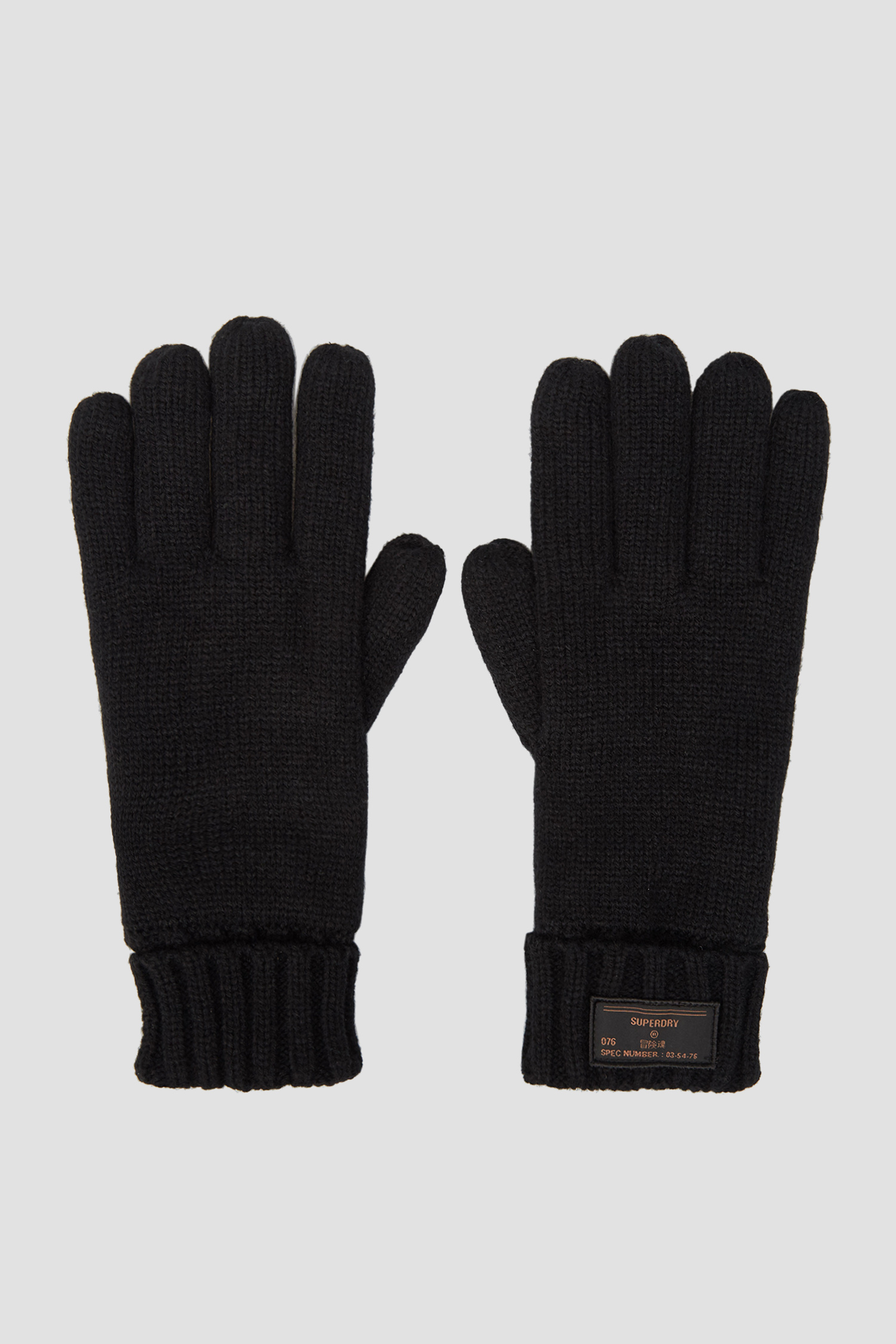 Чоловічі чорні рукавички SuperDry M9310002A;02A