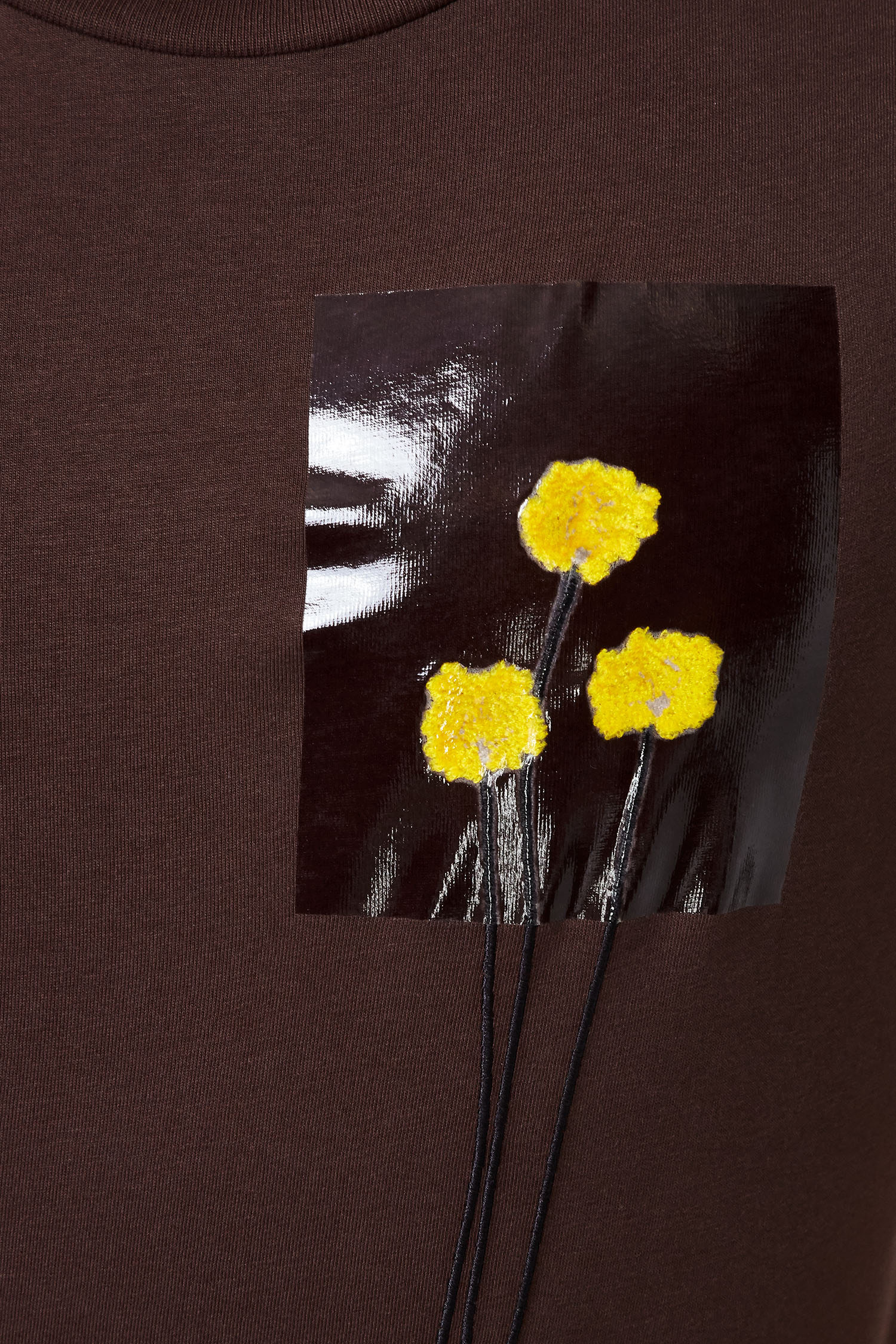 Мужская коричневая футболка BOSS 50499558;205