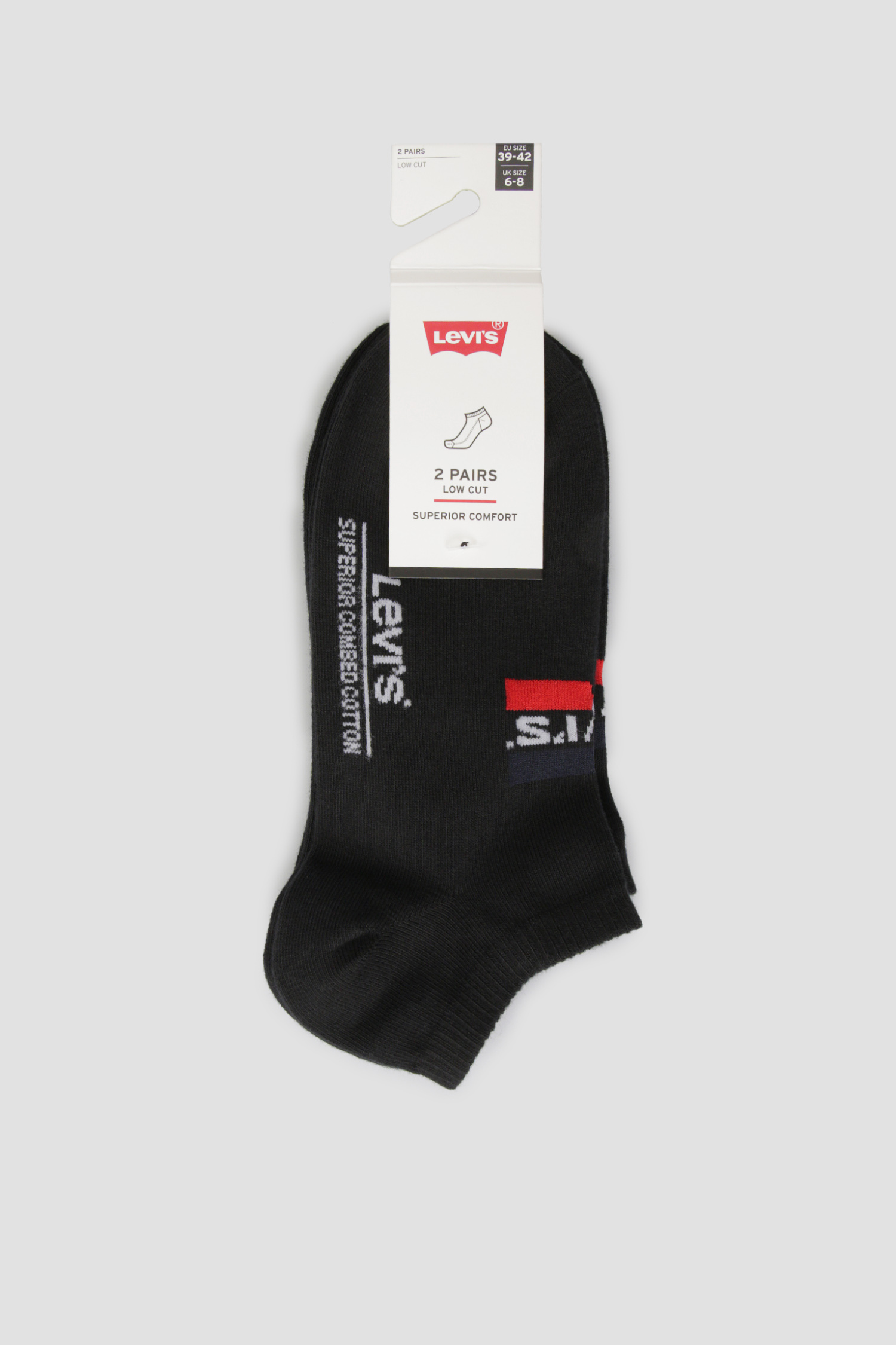 Черные носки (2 пары) Levi’s® 903015001;200