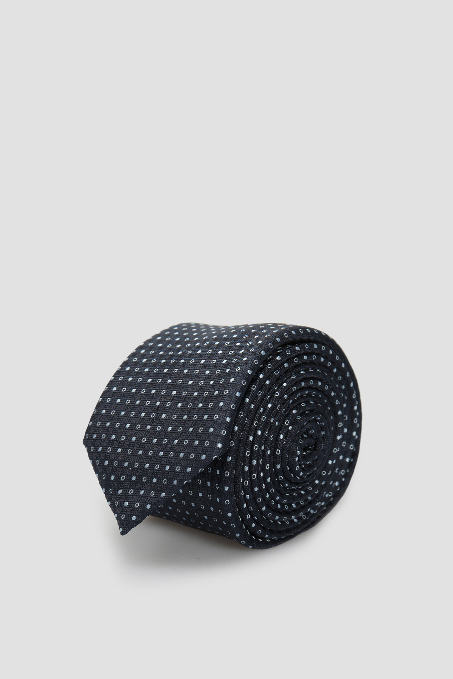Темно-синий шелковый галстук для парней BOSS 50434402;402