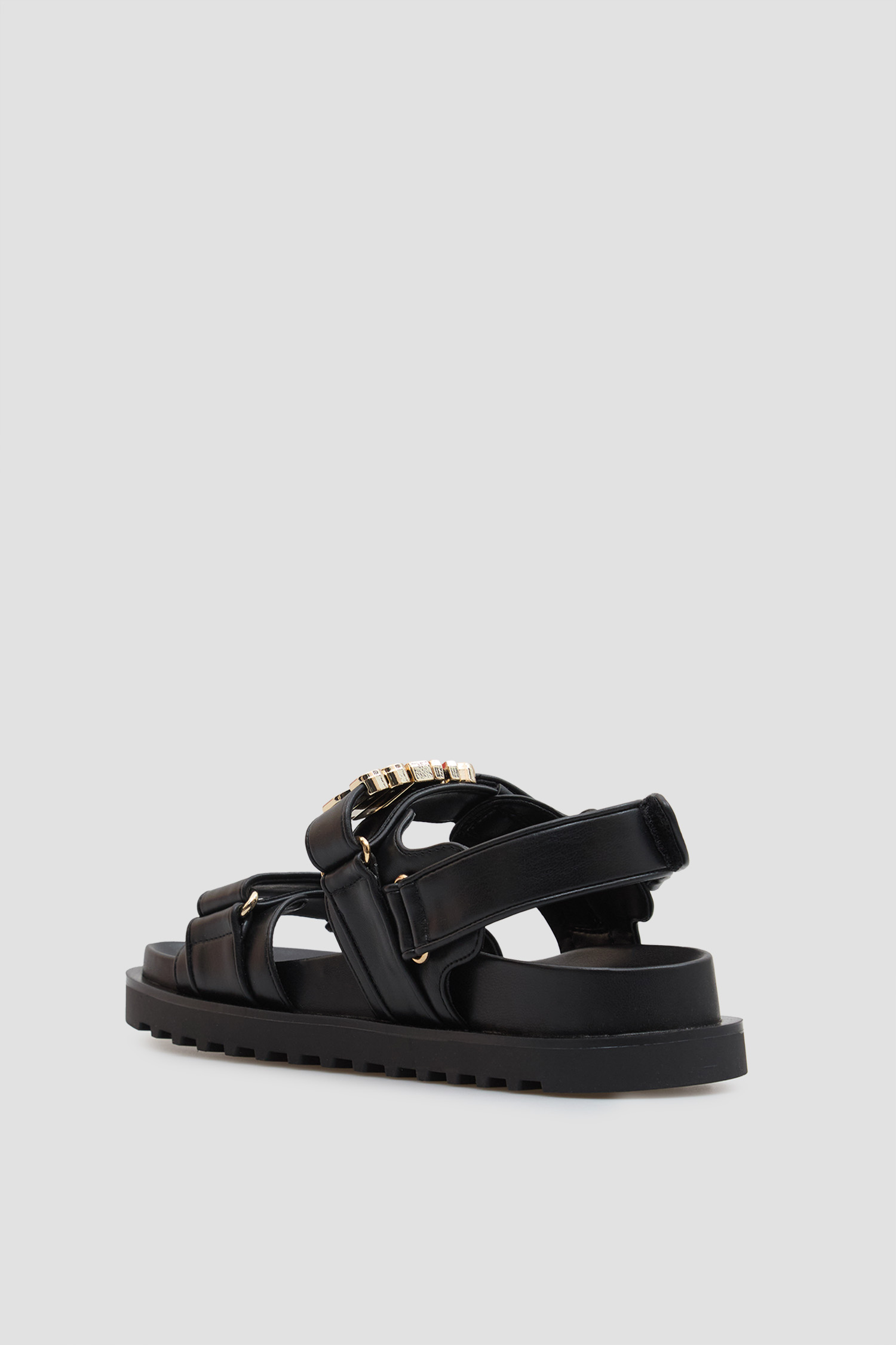 Женские черные сандалии Guess FLJFBL.ELE03;BLACK