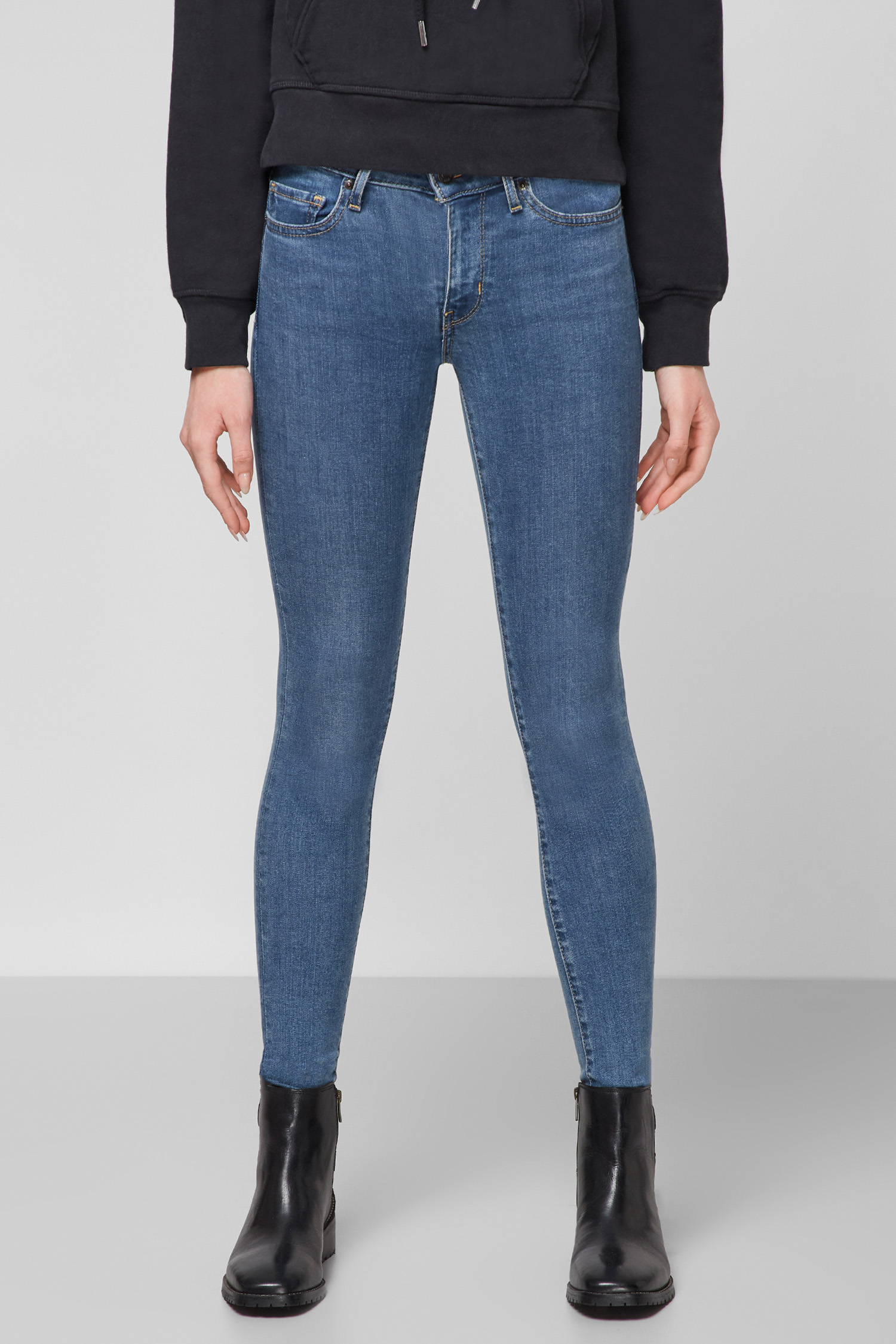 Сині джинси для дівчат 711™ Skinny Levi’s® 18881;0532