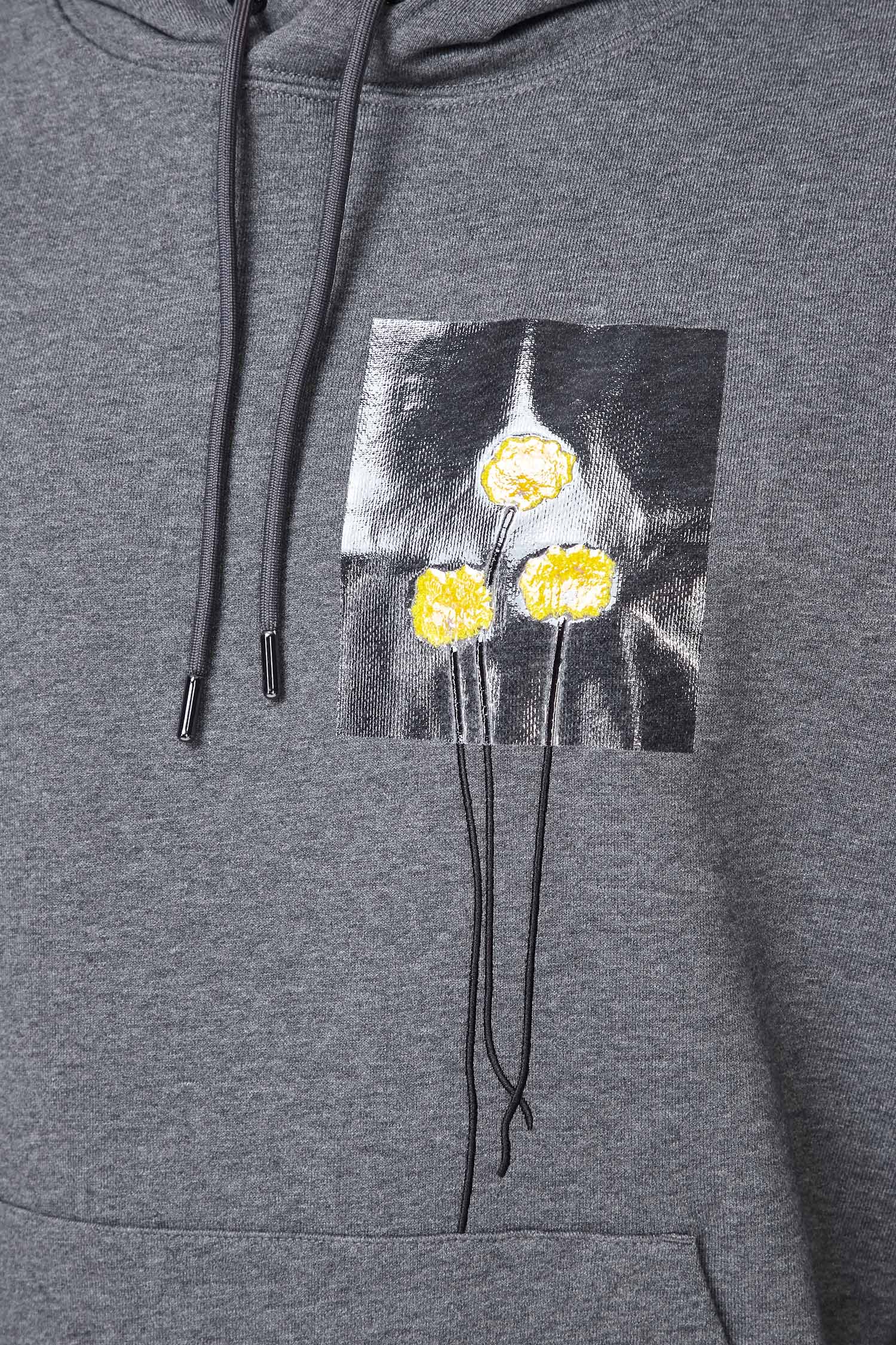 Мужское серое худи BOSS 50500329;030