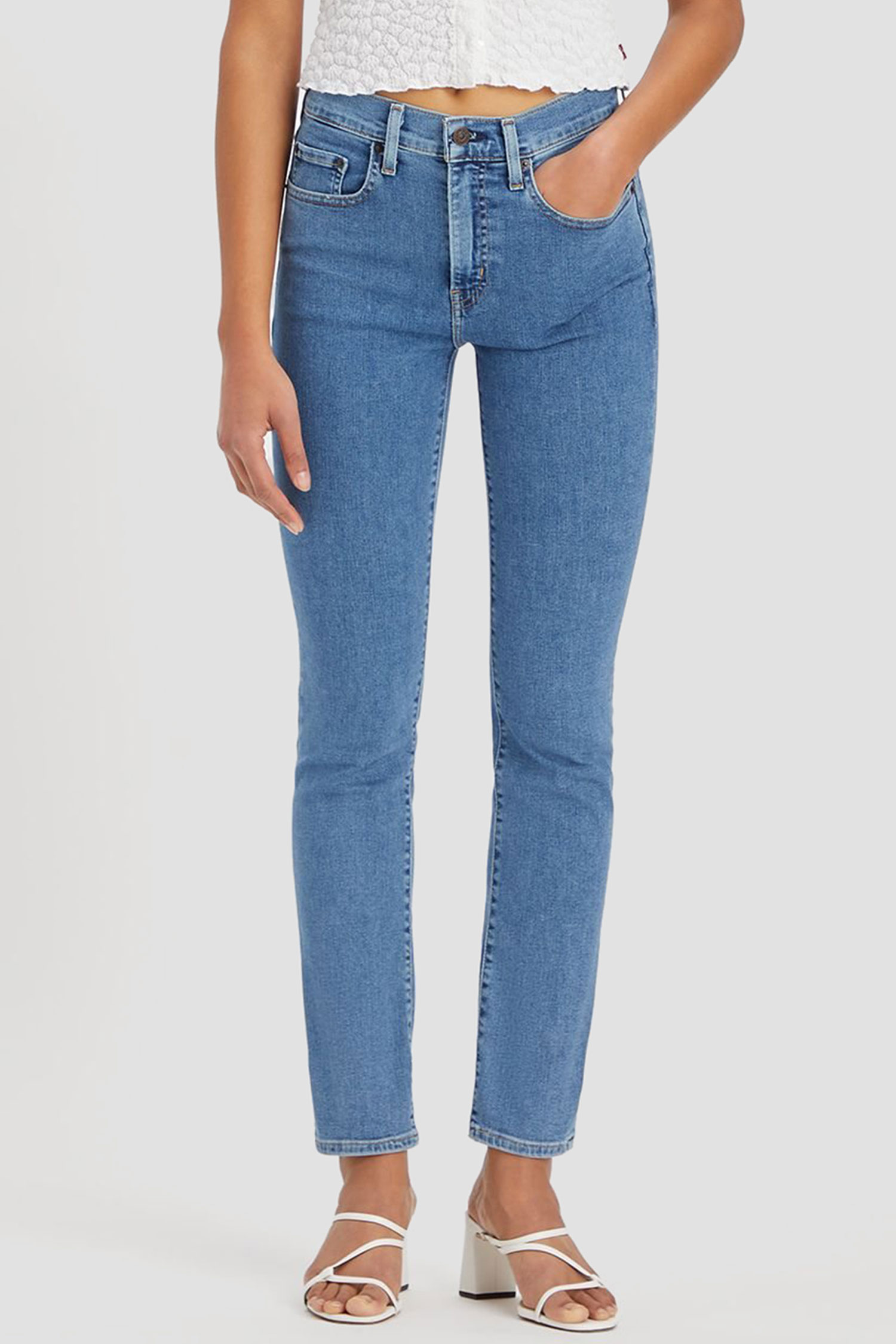 Жіночі сині джинси 724™ High Rise Straight Levi’s® 18883;0257