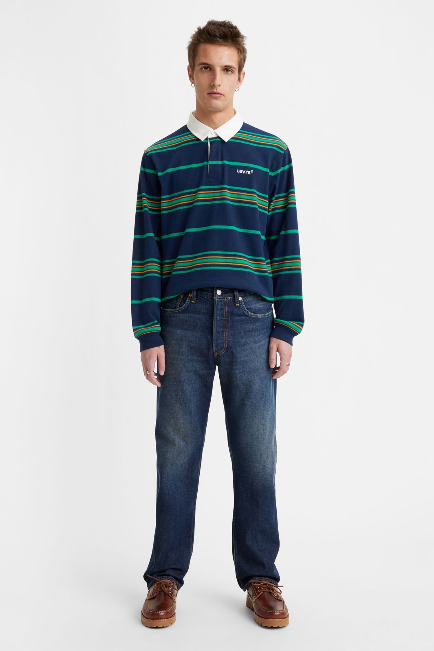 Мужские темно-синие джинсы 501® Straight Levi’s® 00501;3411