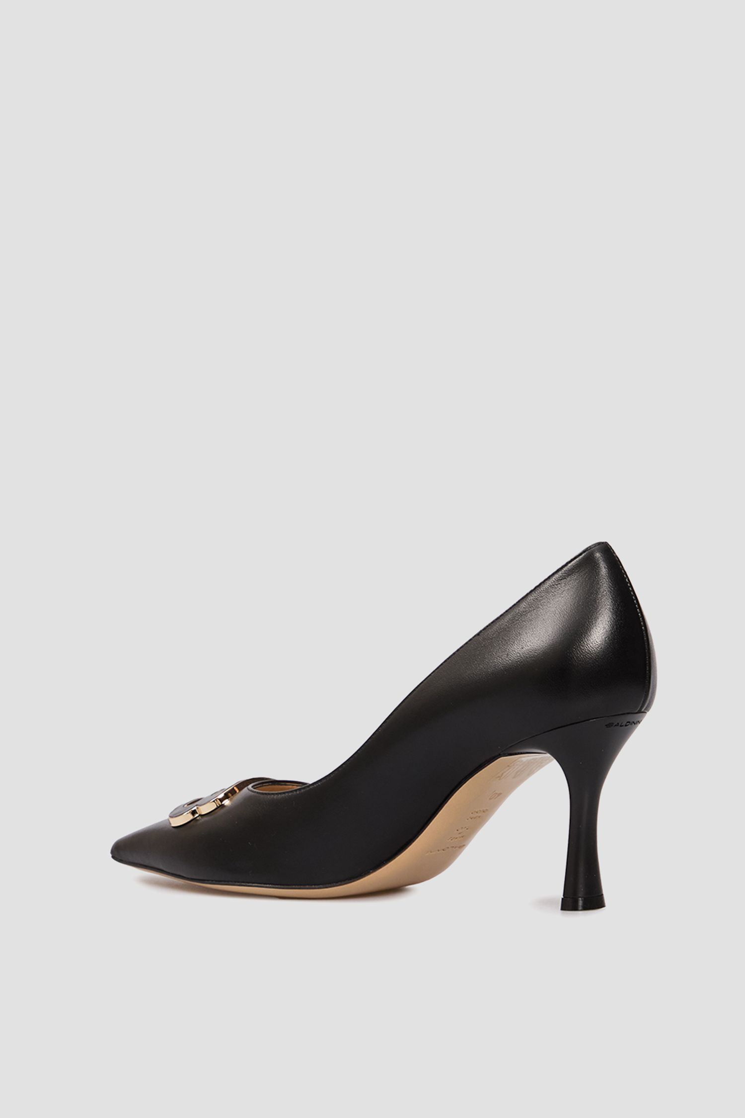 Жіночі чорні шкіряні човники BALDININI D5E220P7VITE;0000