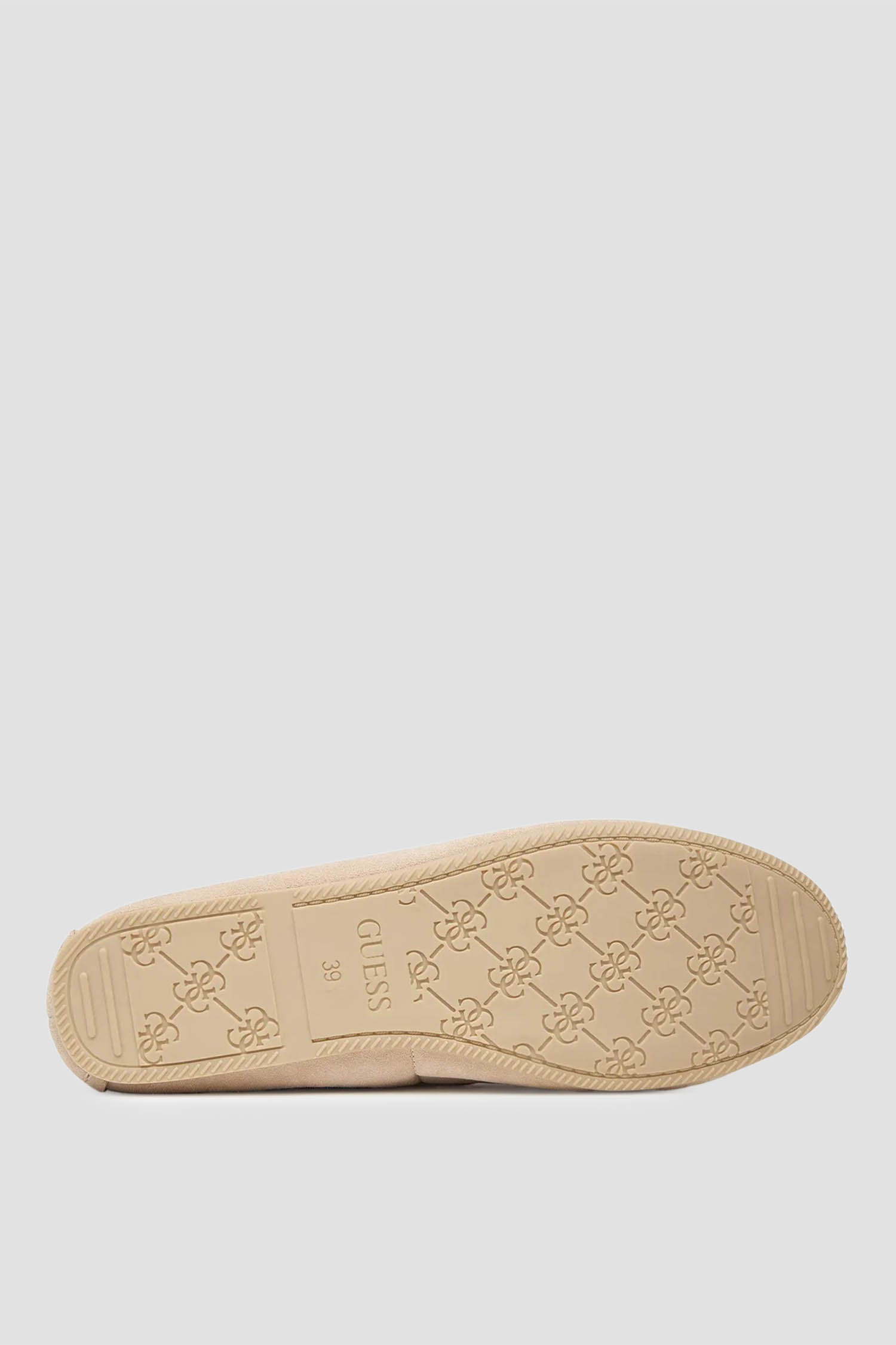 Жіночі бежеві замшеві мокасини Guess FLPAIS.SUE14;BEIGE