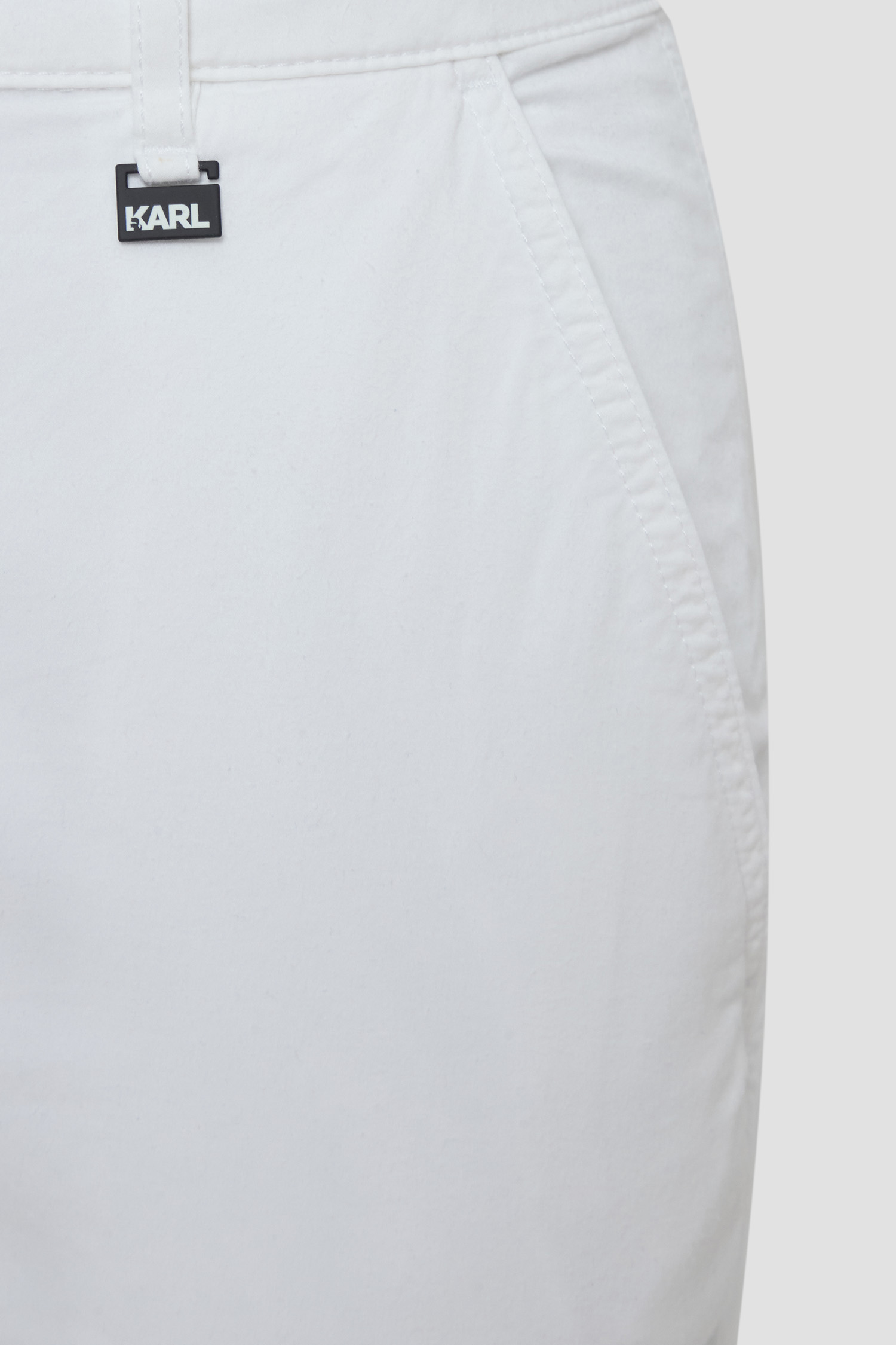 Мужские белые шорты Karl Lagerfeld 552829.265812;10