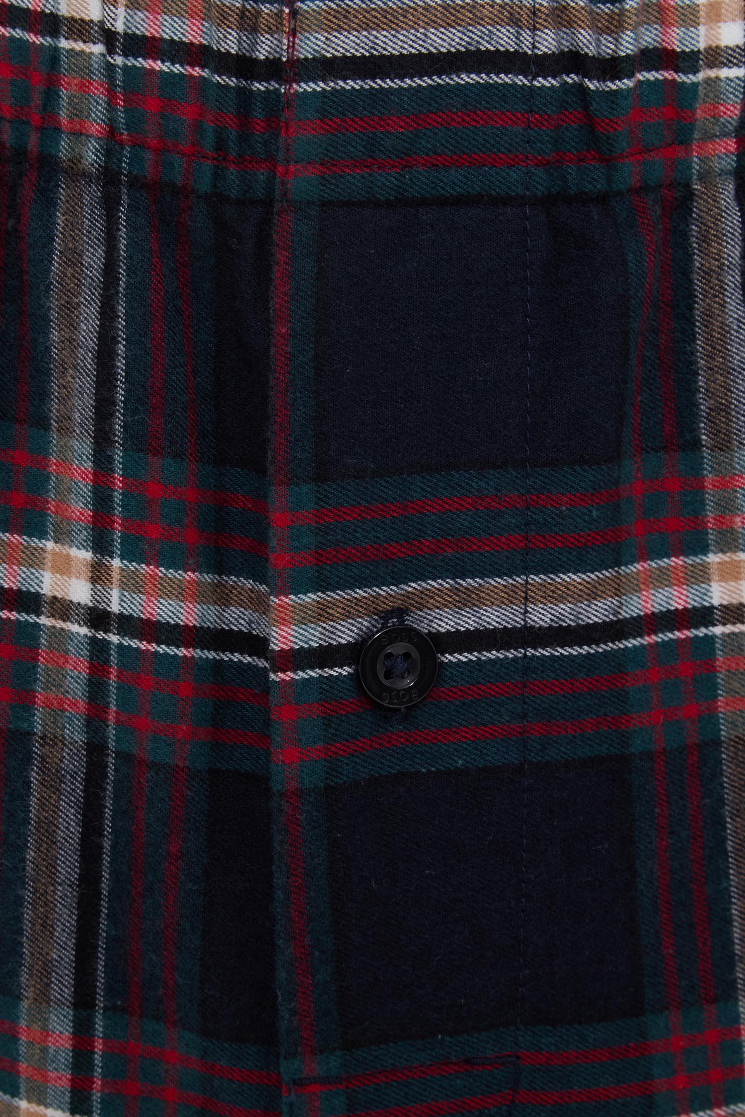 Мужская пижама в клетку (рубашка, брюки) BOSS 50550756;460