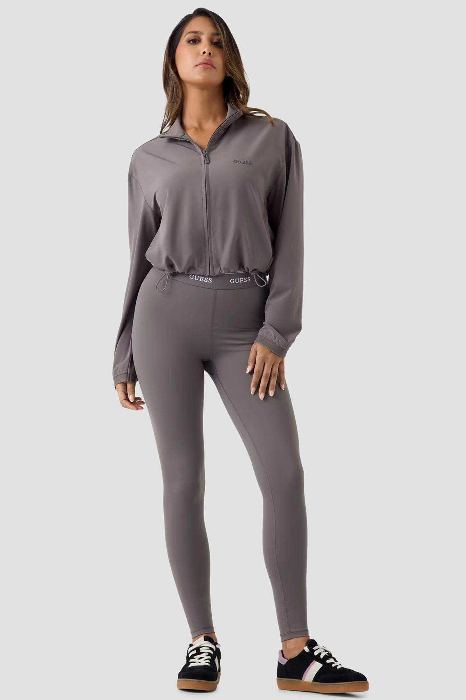Женские серые леггинсы Guess V5BB06.K1942;G9C5