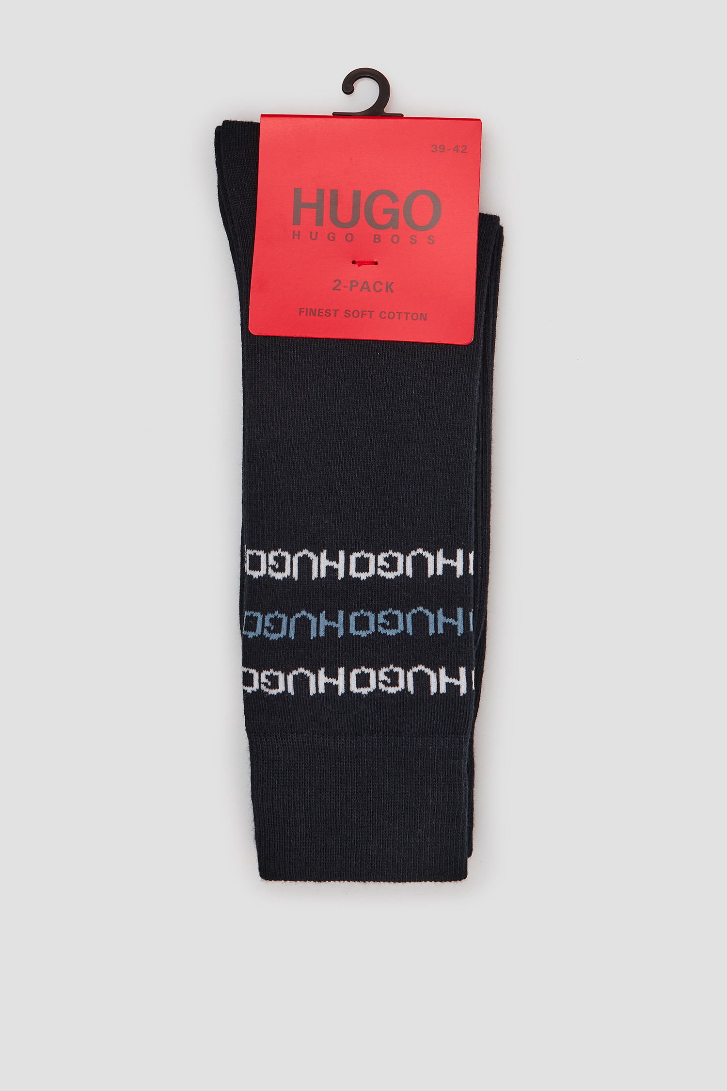 Мужские темно-синие носки (2 пары) HUGO 50449871;401