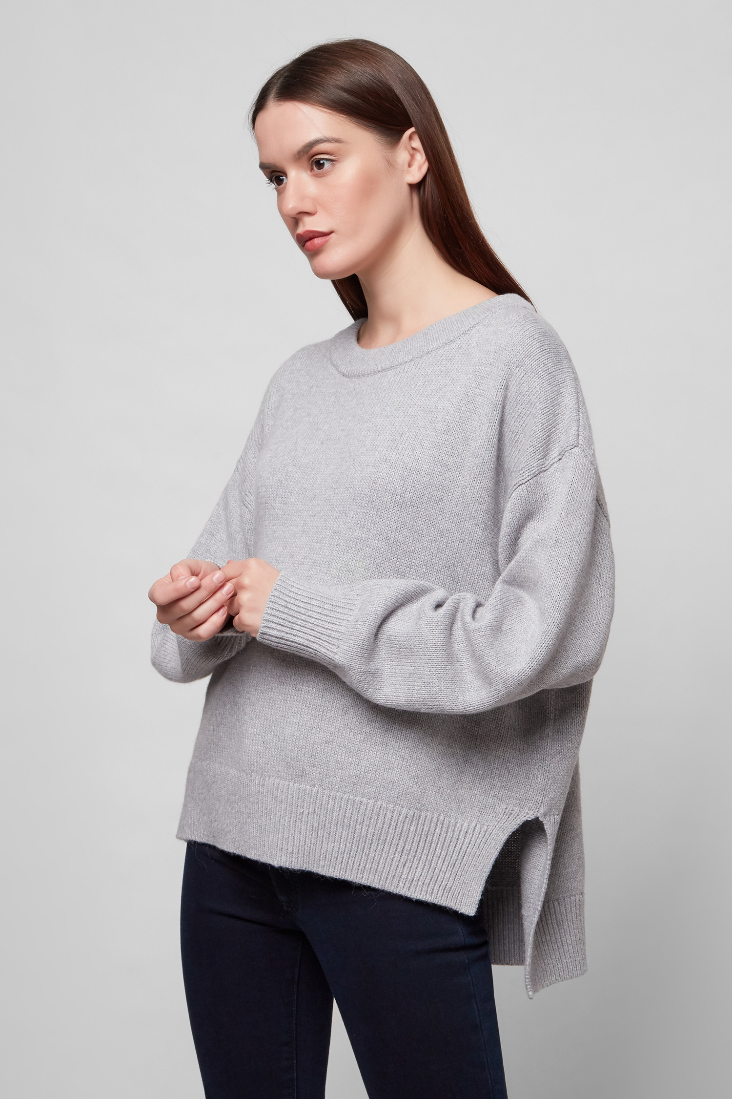 Женский серый свитер HUGO 50458597;032