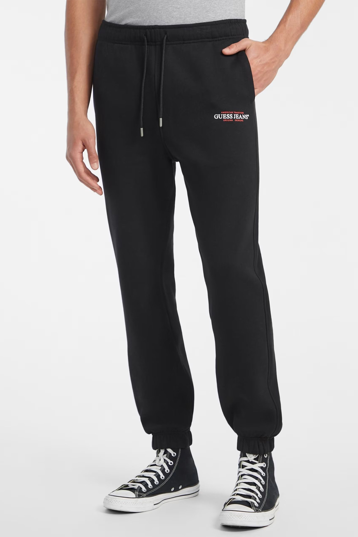Чоловічі чорні спортивні штани Guess Jeans M4YB18.K9V31;JBLK