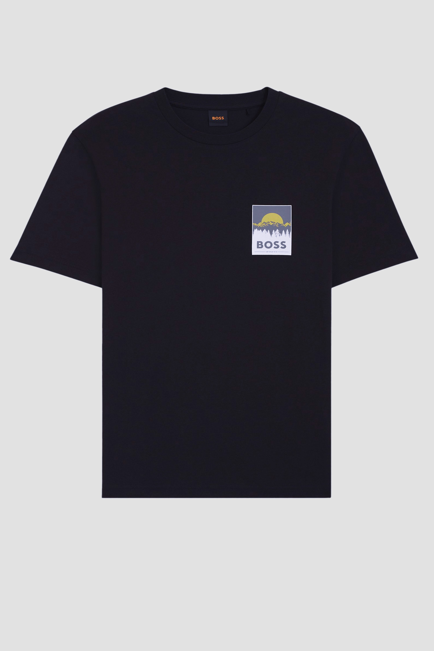 Чоловіча чорна футболка BOSS Orange 50556023;001