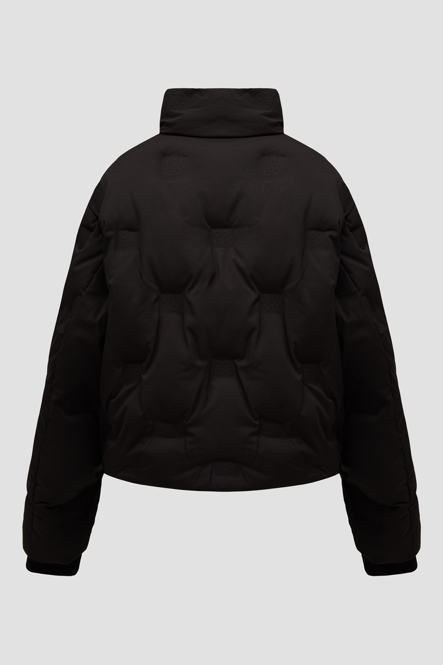 Жіноча чорна куртка з візерунком HUGO 50523657;001