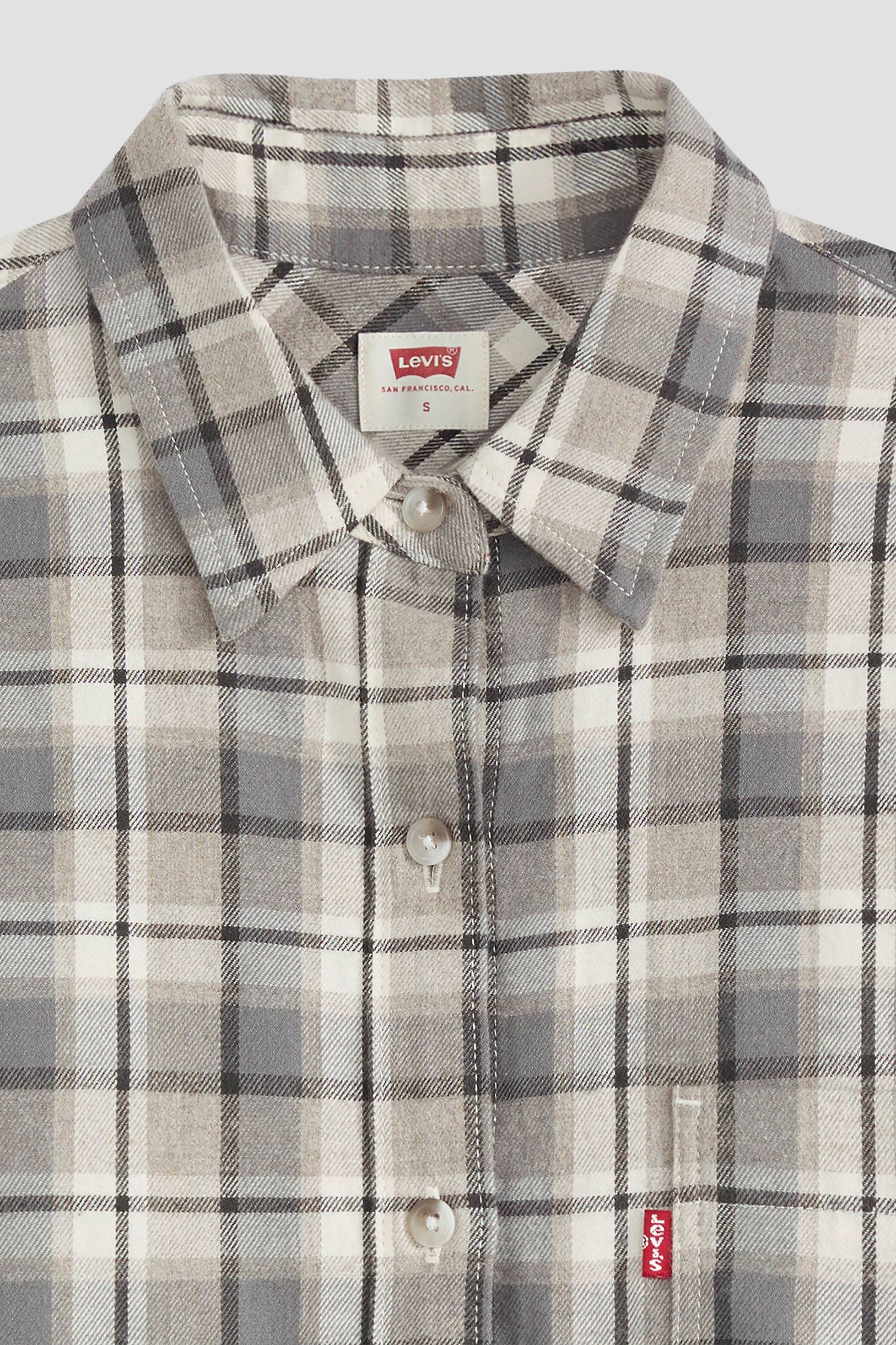 Жіноча сіра картата сорочка Levi’s® 003OZ;0005