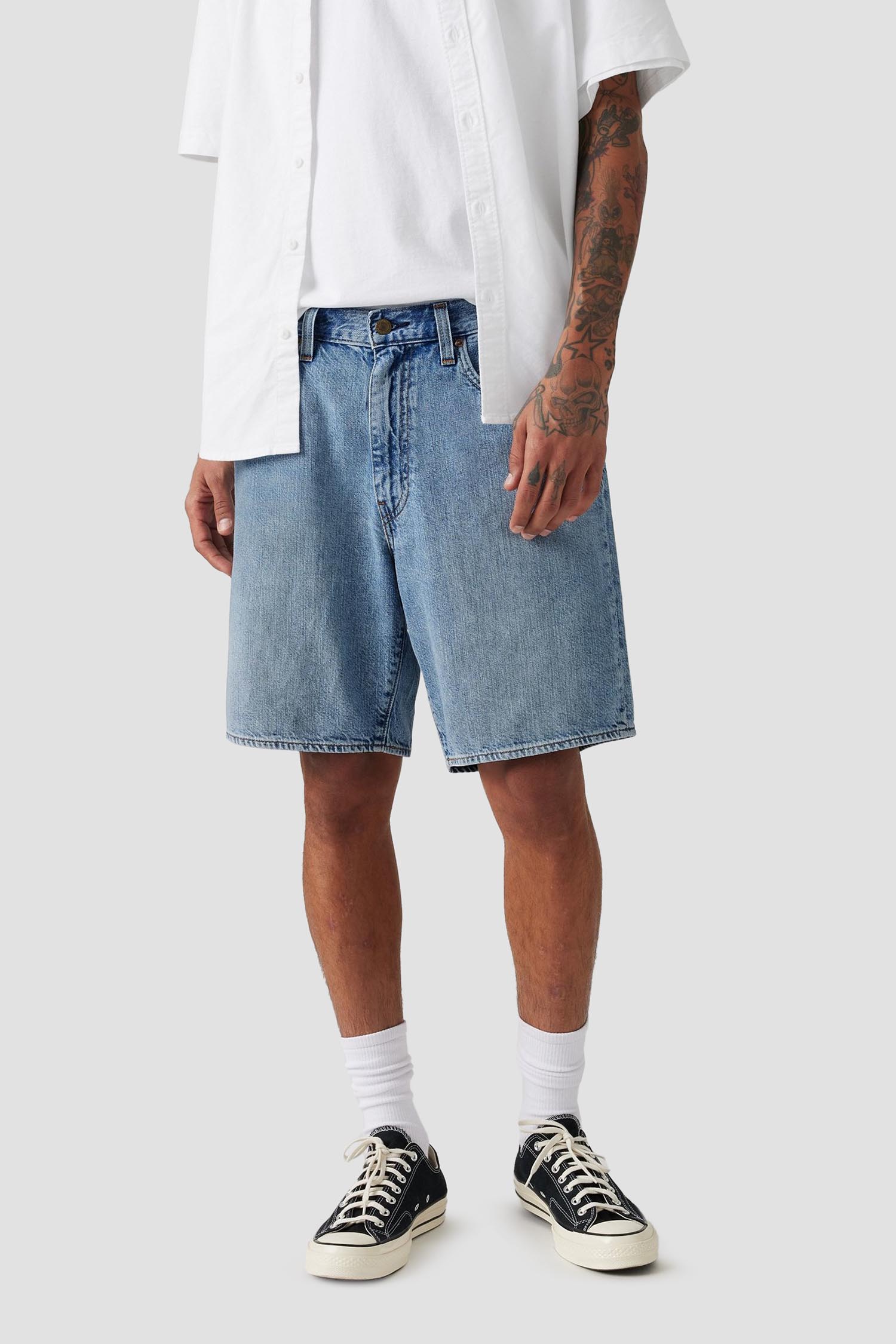Чоловічі сині джинсові шорти  468™ Stay Loose Levi’s® A8461;0015