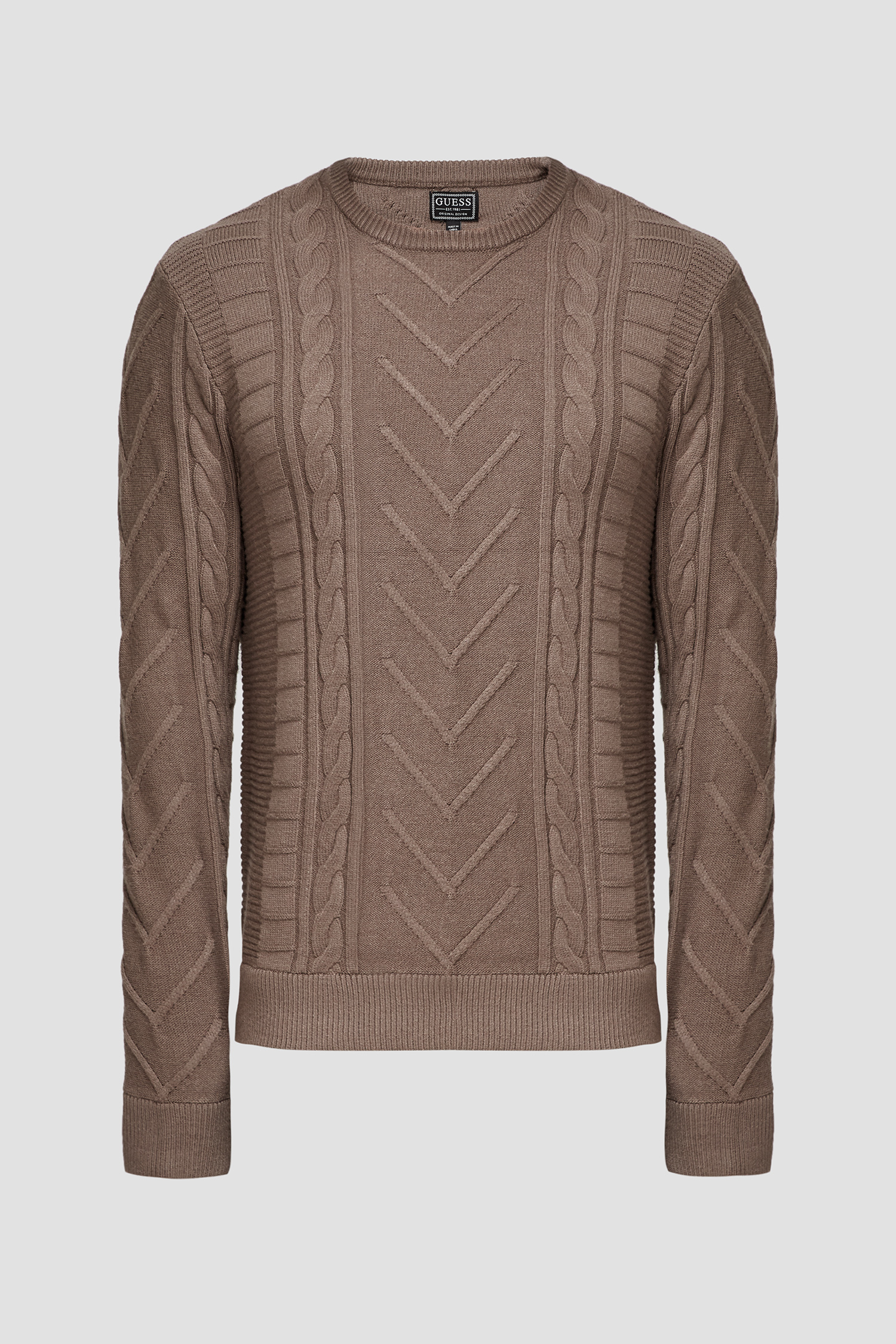 Мужской коричневый свитер Guess M1BR10.Z2MK1;G1EC