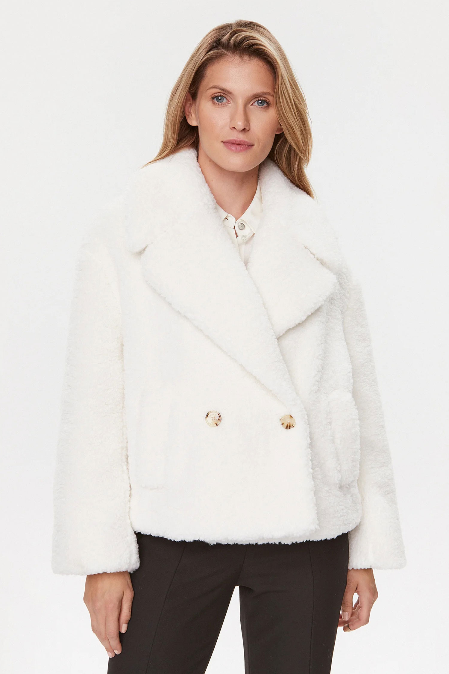 Женское белое пальто BOSS 50503419;118