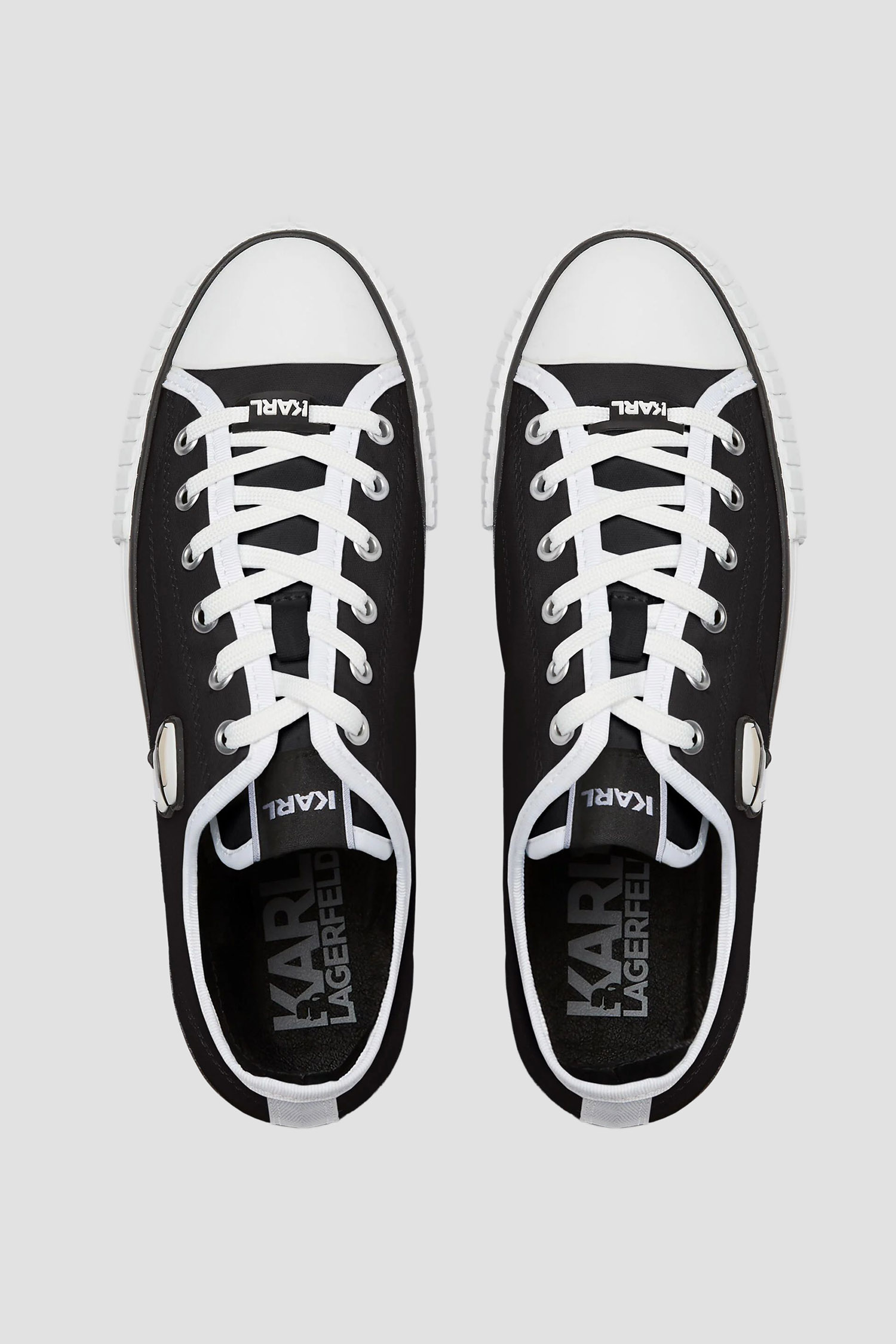 Женские черные кеды KAMPUS MAX Karl Lagerfeld KL60424;900