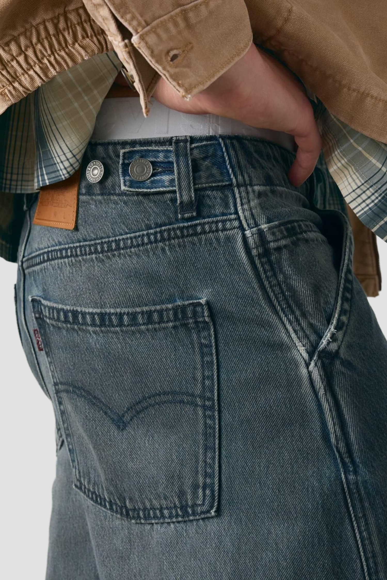 Мужские синие джинсы Baggy Barrel Levi’s® 0057O;0010