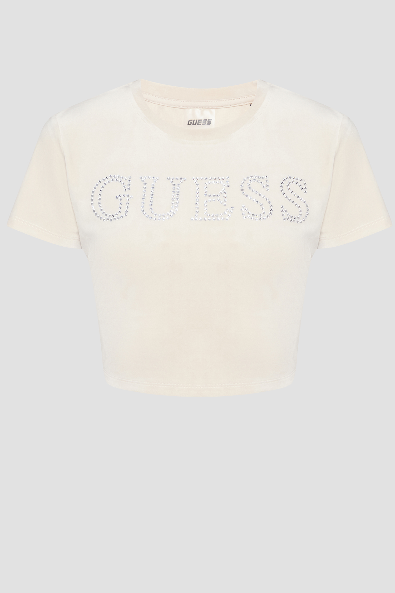 Женская белая футболка Guess V3BI01.K0232;G9L9