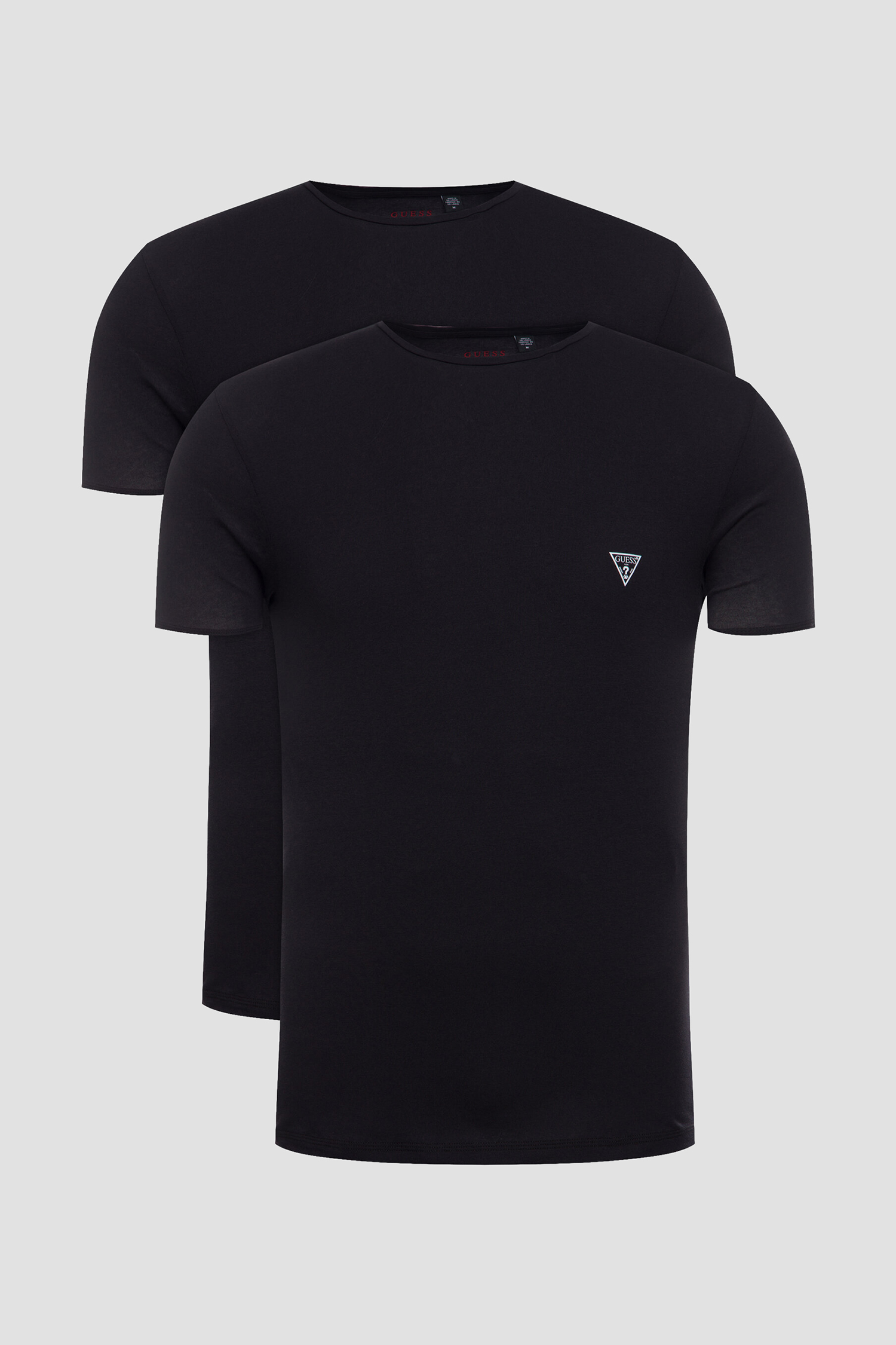 Мужская черная футболка (2 шт) Guess U97G02.JR003;A996