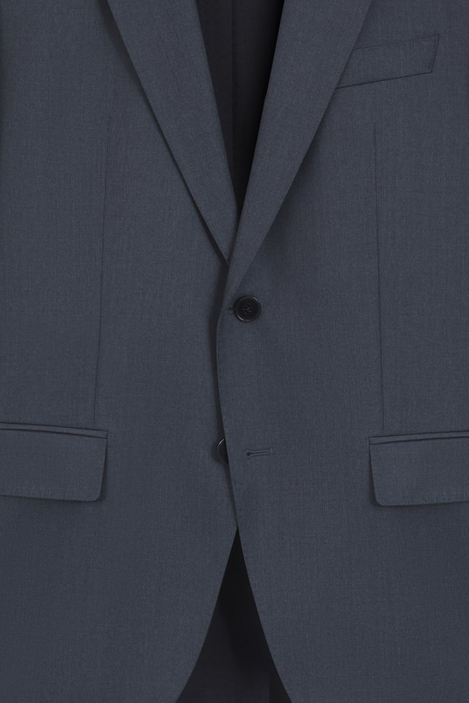 Мужской серый шерстяной пиджак BOSS 50469172;021