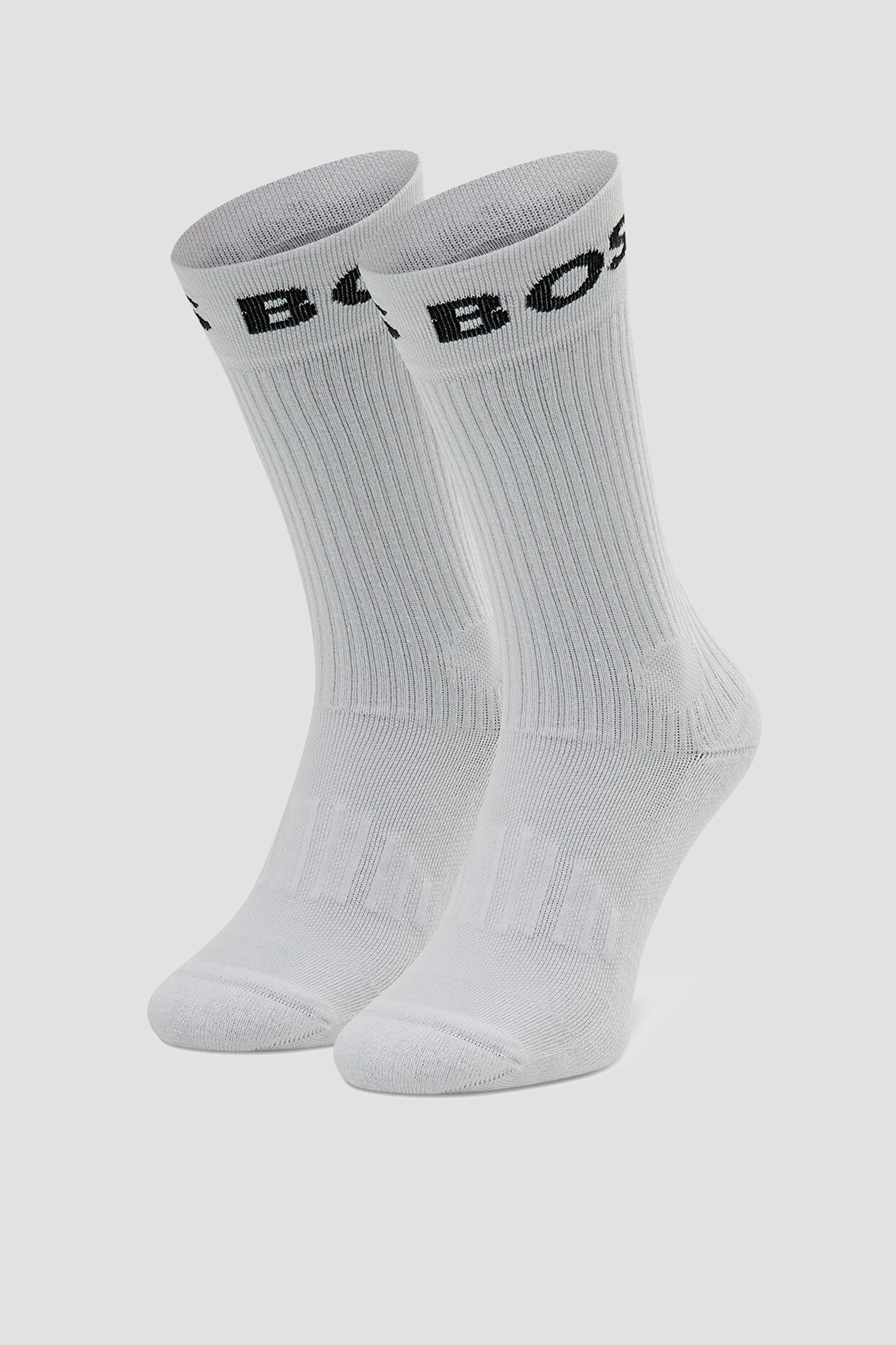 Мужские белые носки (2 пары) BOSS 50469747;100